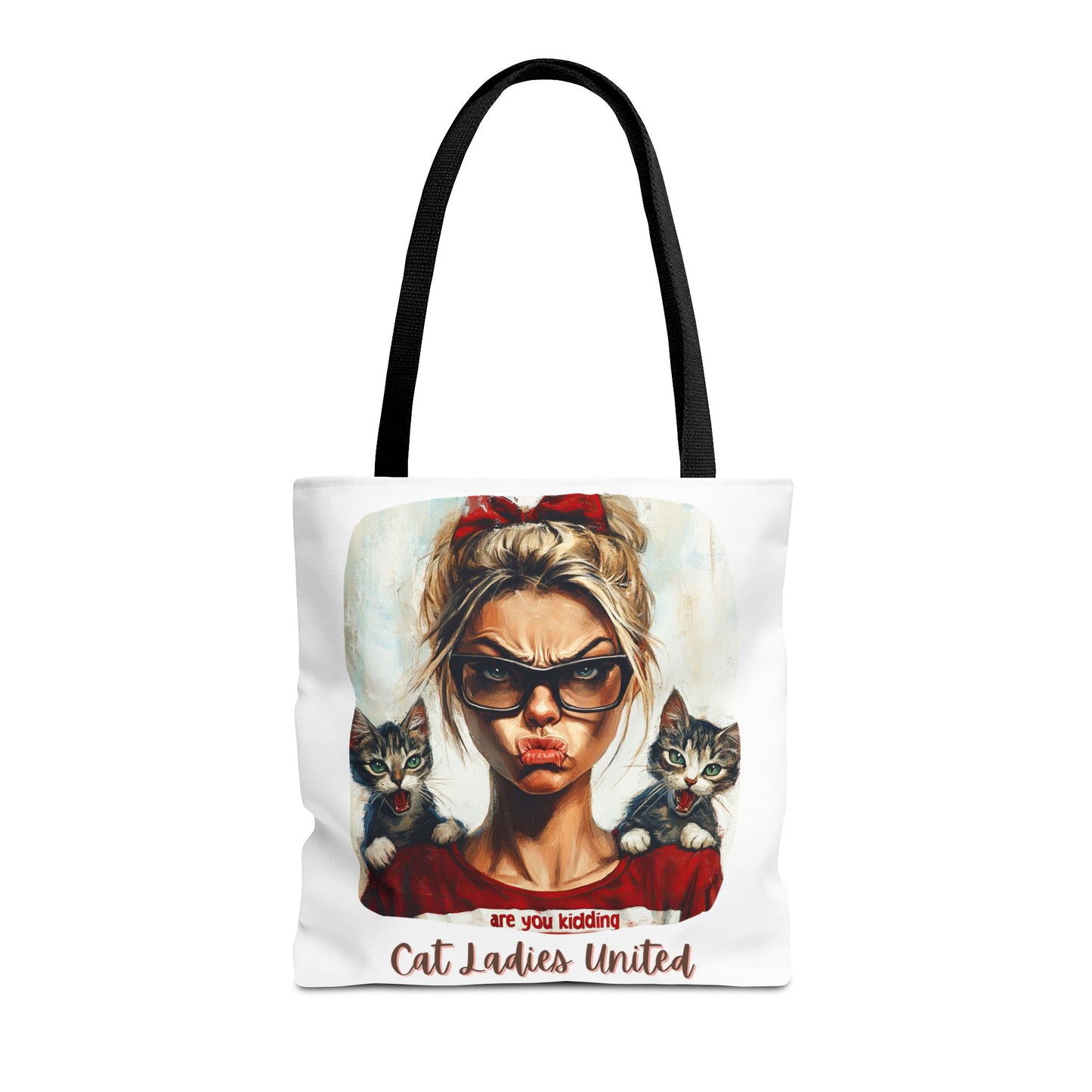 Childless Cat Lady Bag "Cat Ladies United" Childless Cat Lady Tote Bag (AOP)