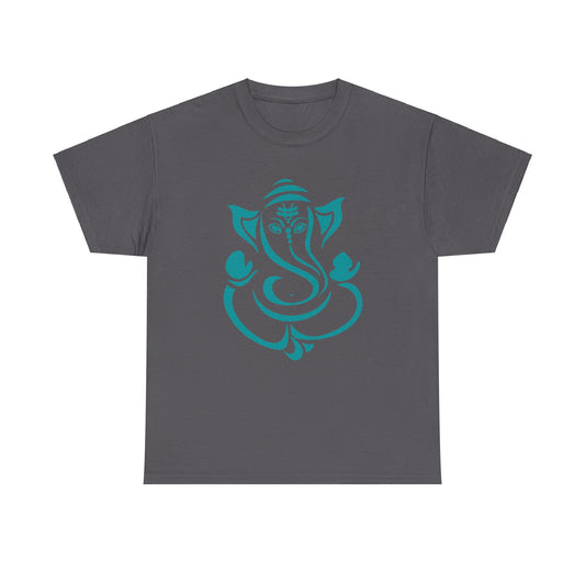 Copy of Ganesha, Remover of Obstacles. Cutout Ganesha Yoga, Zen, Hindu Gifts Unisex Heavy Cotton Tee T-Shirt