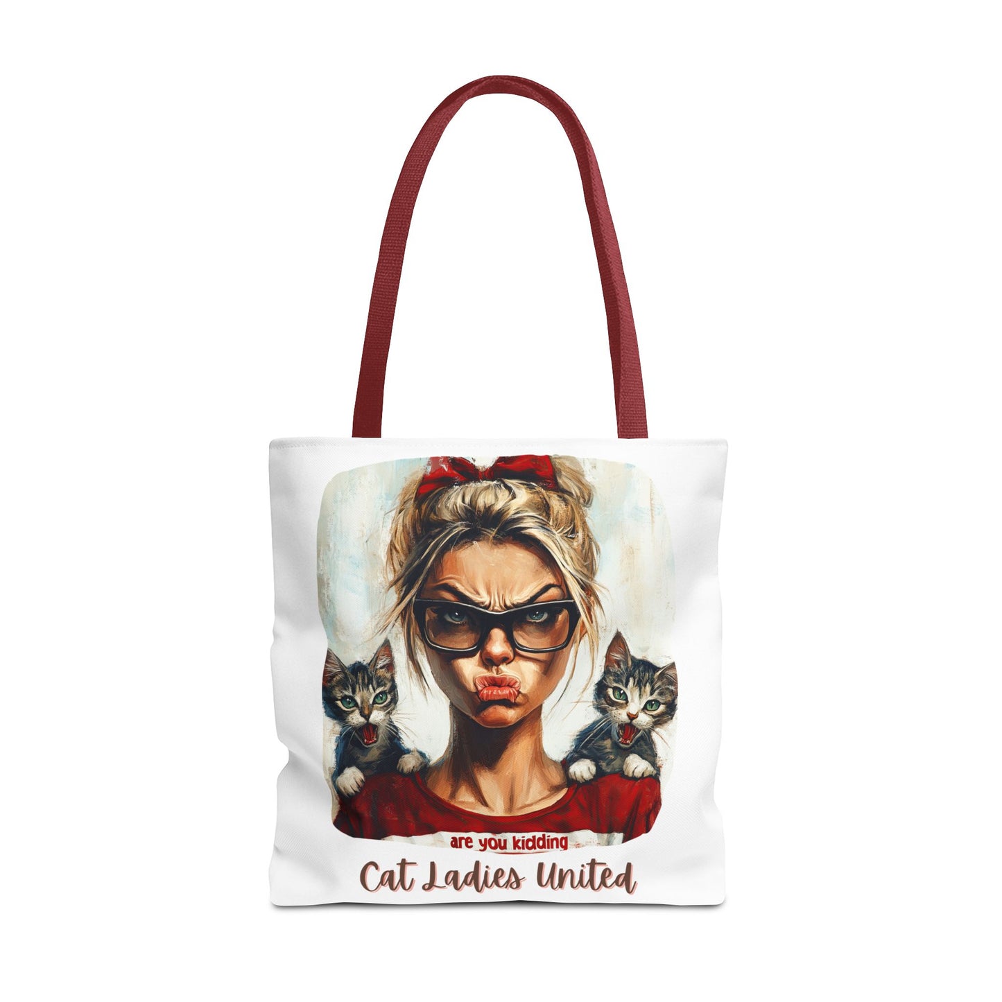 Childless Cat Lady Bag "Cat Ladies United" Childless Cat Lady Tote Bag (AOP)