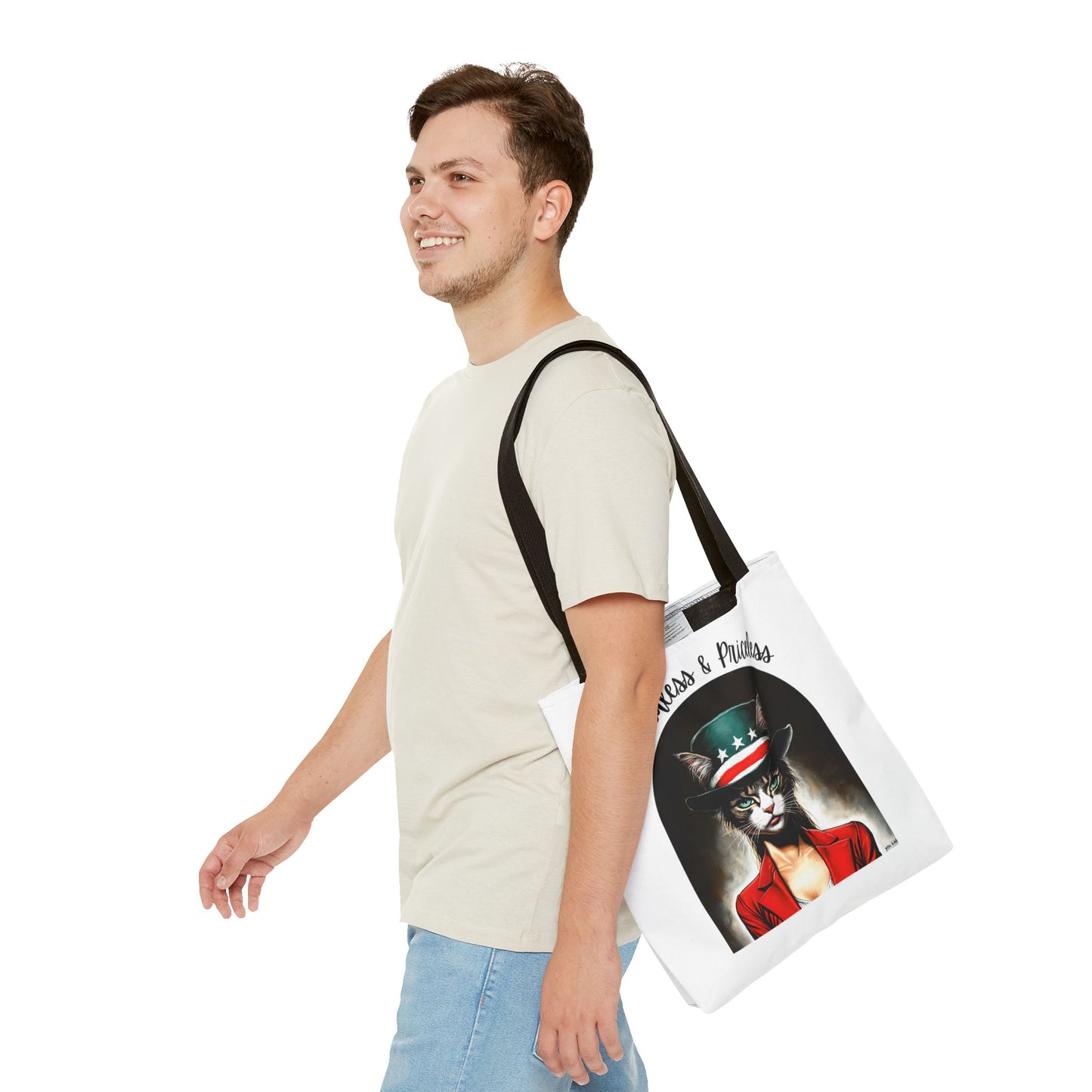 Childless and Priceless. Proud Cat, Childless Cat Lady Tote Bag (AOP)