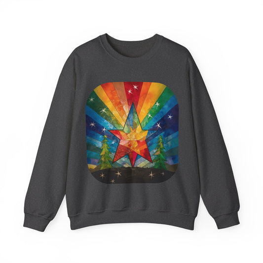 Pride LGBTQ+ Holiday Star, Winter Star, Sweatshirt Gift