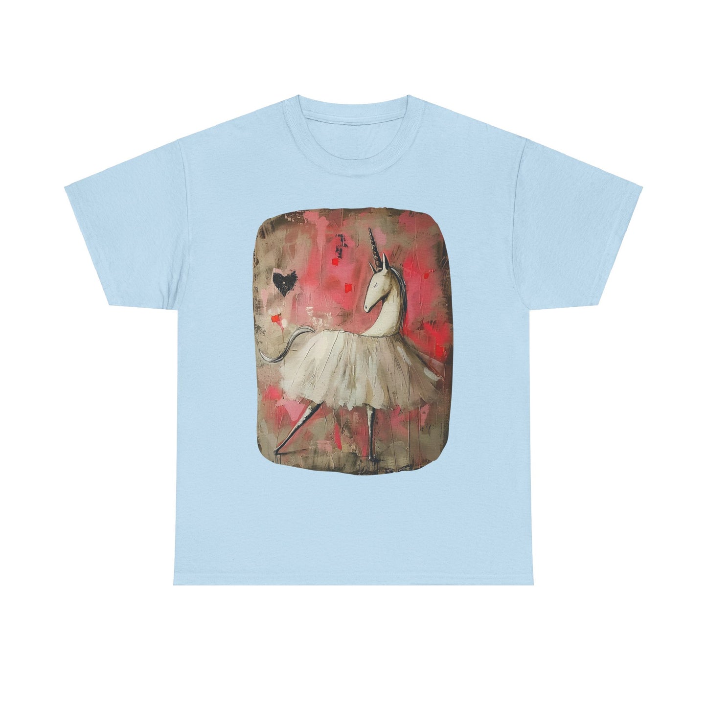 Ballerina Unicorns! Unicorn Lovers Graphic Tee Unisex Heavy Cotton Tee T-Shirt