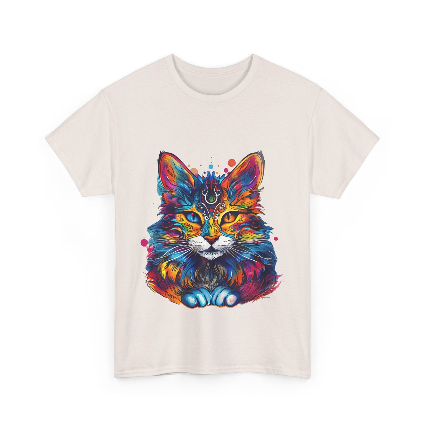 Princess, Maine Coon Fluffy Cat, Royalty Cat, Cat Gift Unisex Heavy Cotton Tee T-Shirt