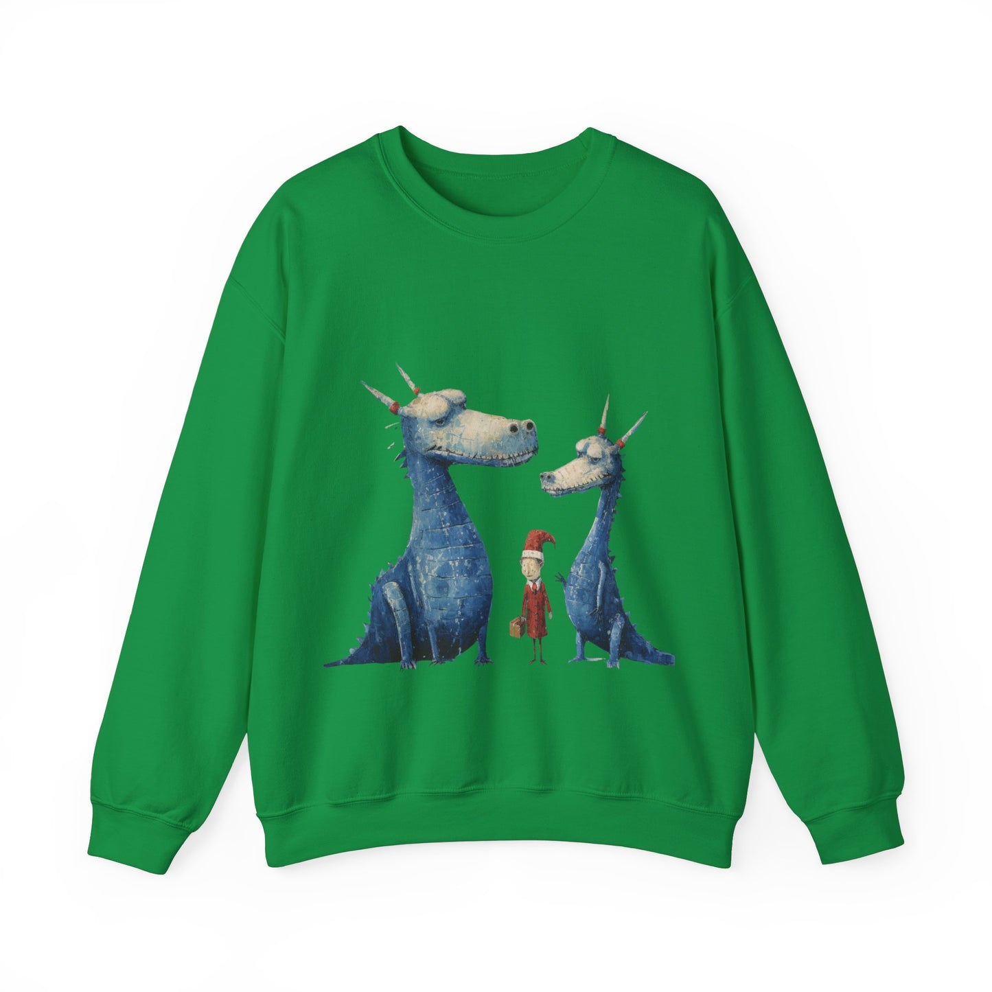 Christmas Dragons, Holiday Dragons with Santa Gift Shirt  Dragon Gifts, Holiday Cheer Shirt, Unisex sweatshirt