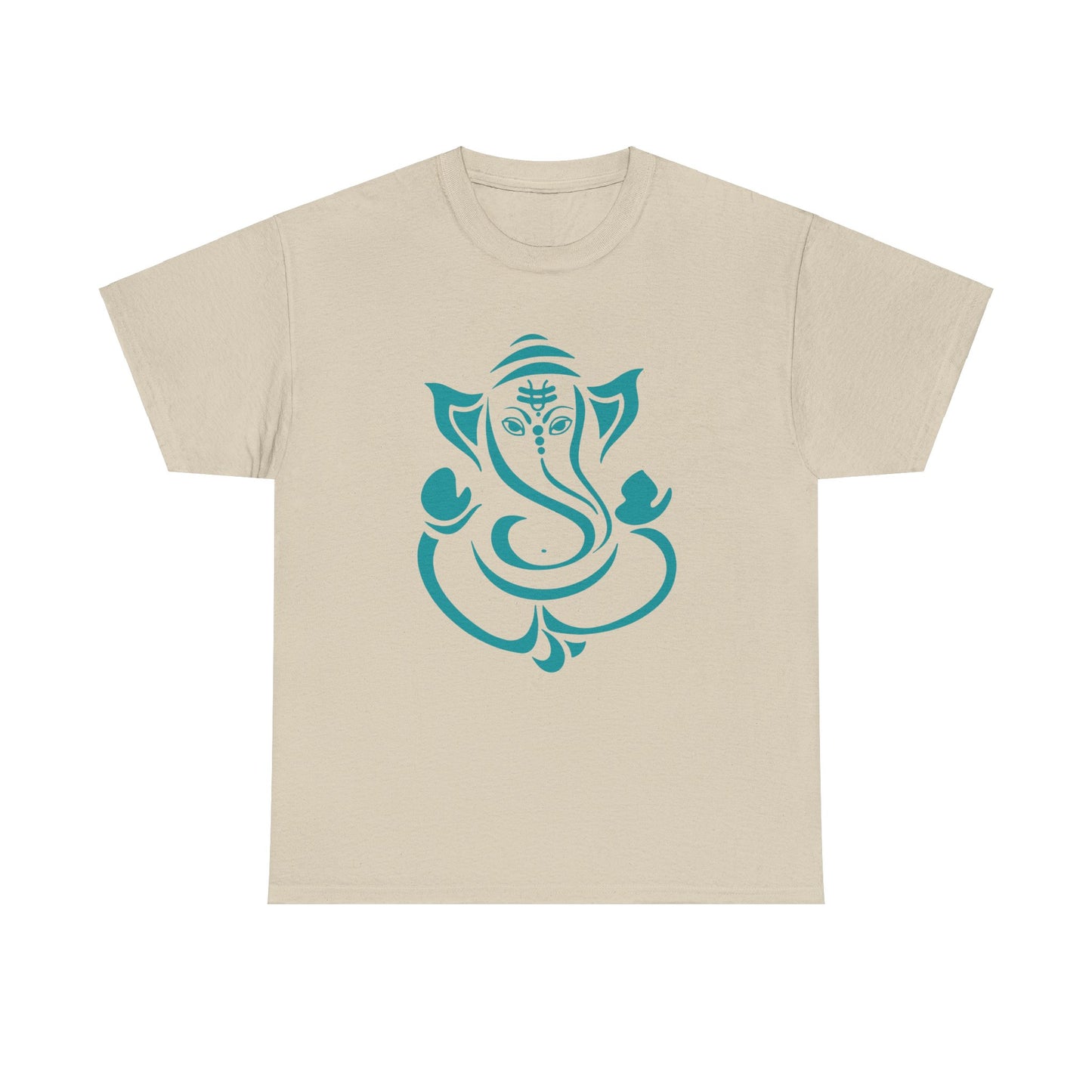 Copy of Ganesha, Remover of Obstacles. Cutout Ganesha Yoga, Zen, Hindu Gifts Unisex Heavy Cotton Tee T-Shirt