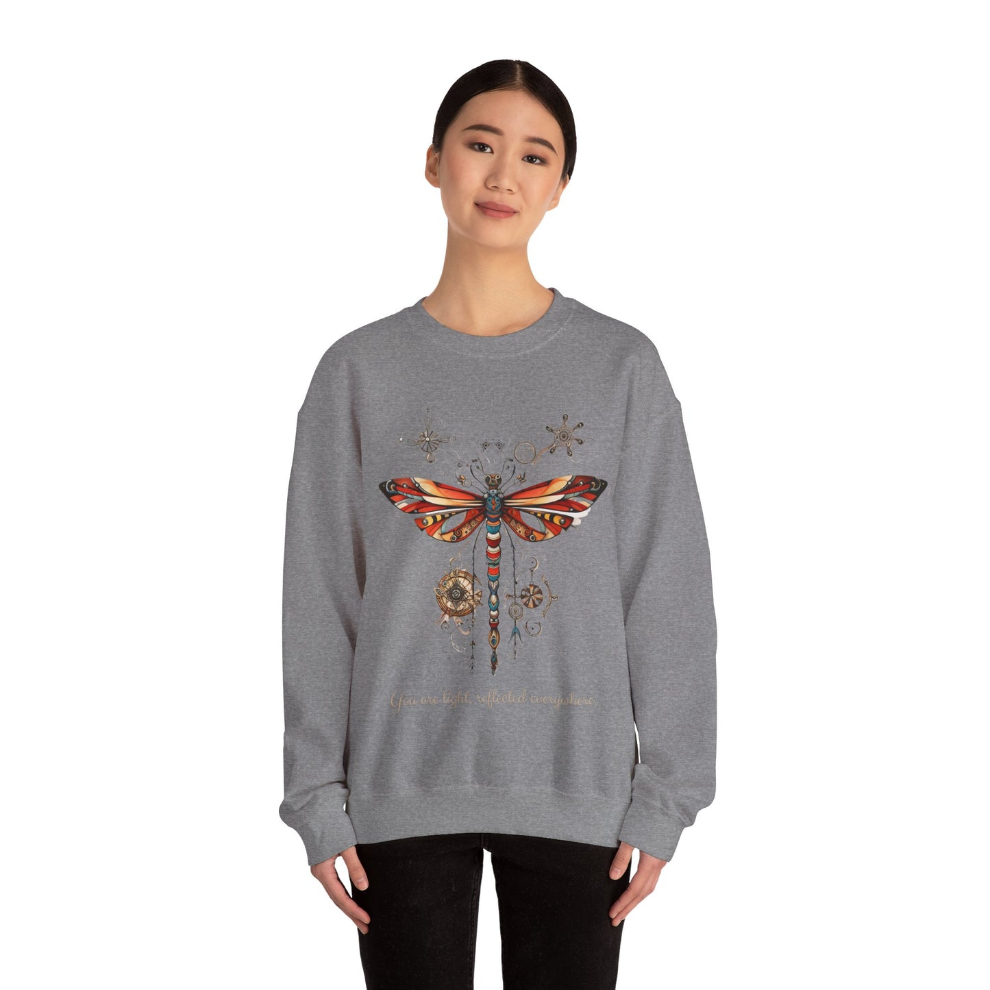 Dragonfly Shirt, Dragon Fly Lovers Gift - inspirational Unisex Long Sleeve Jersey Cotton Shirt Mens Women's Sweatshirt Sweat Shirt