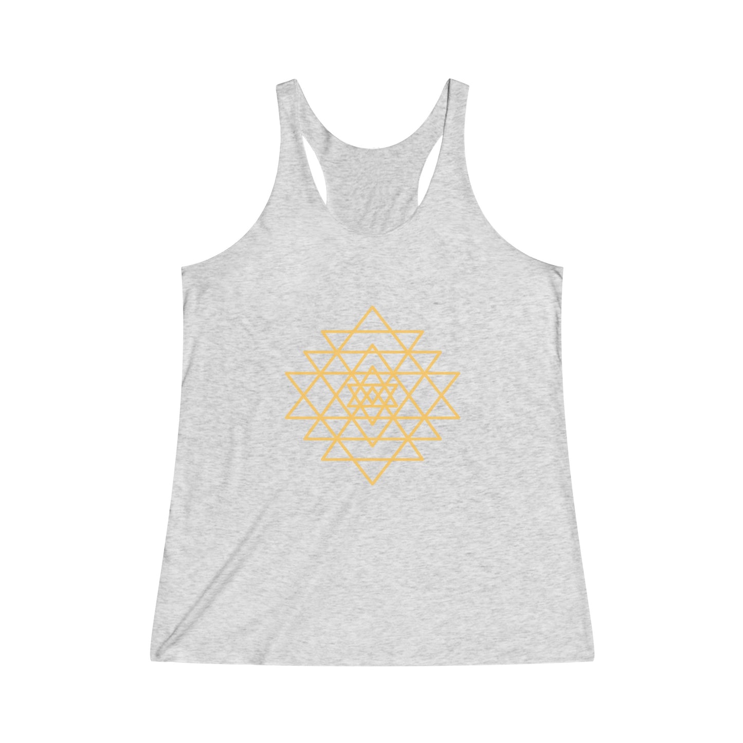 Sri Yantra, Sacred Geometry - Shree Yantra, Shri Chakra, Nava Chakra, Yoga Tank Tee, Women's Yoga  Athletic Racerback Tank Top Shirt