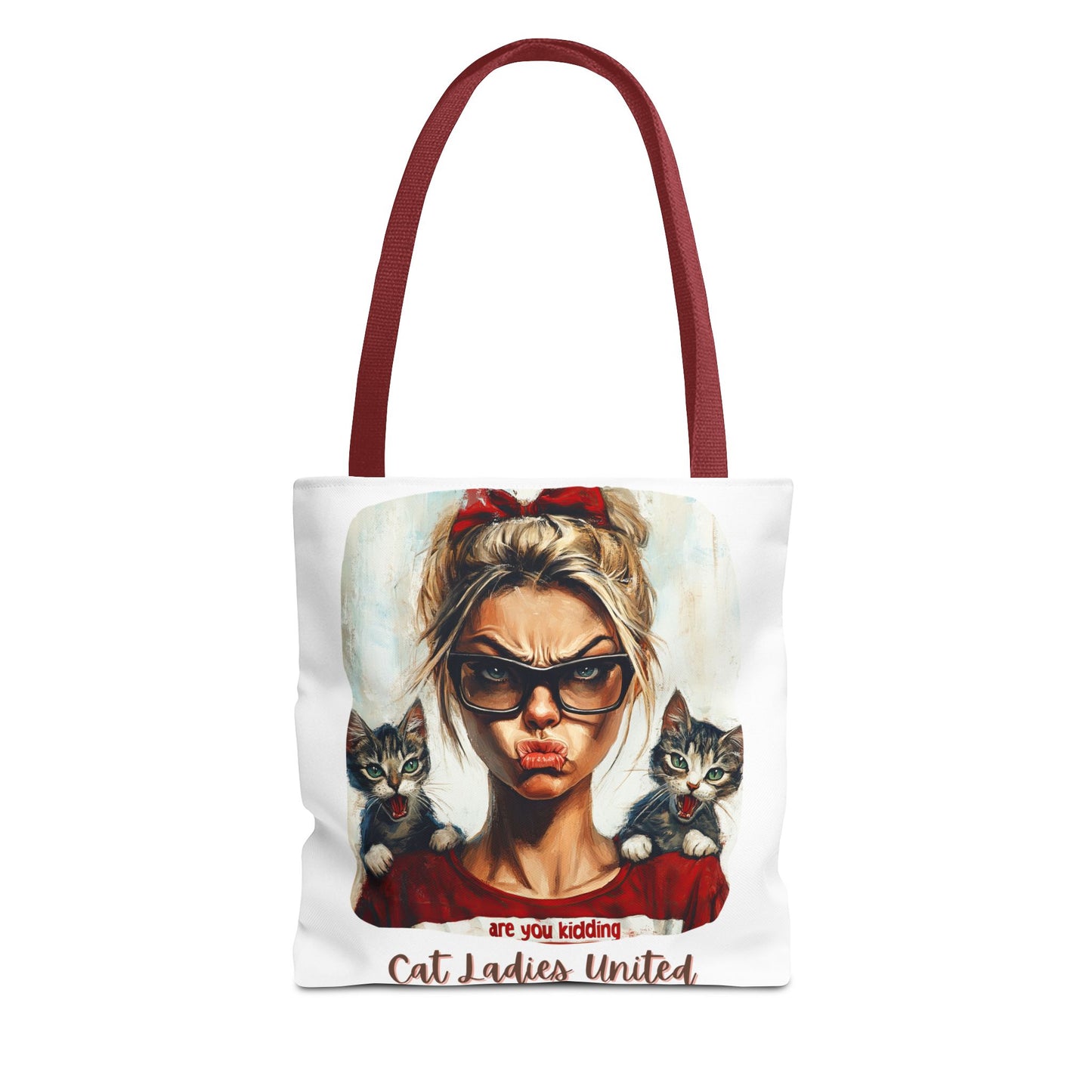 Childless Cat Lady Bag "Cat Ladies United" Childless Cat Lady Tote Bag (AOP)