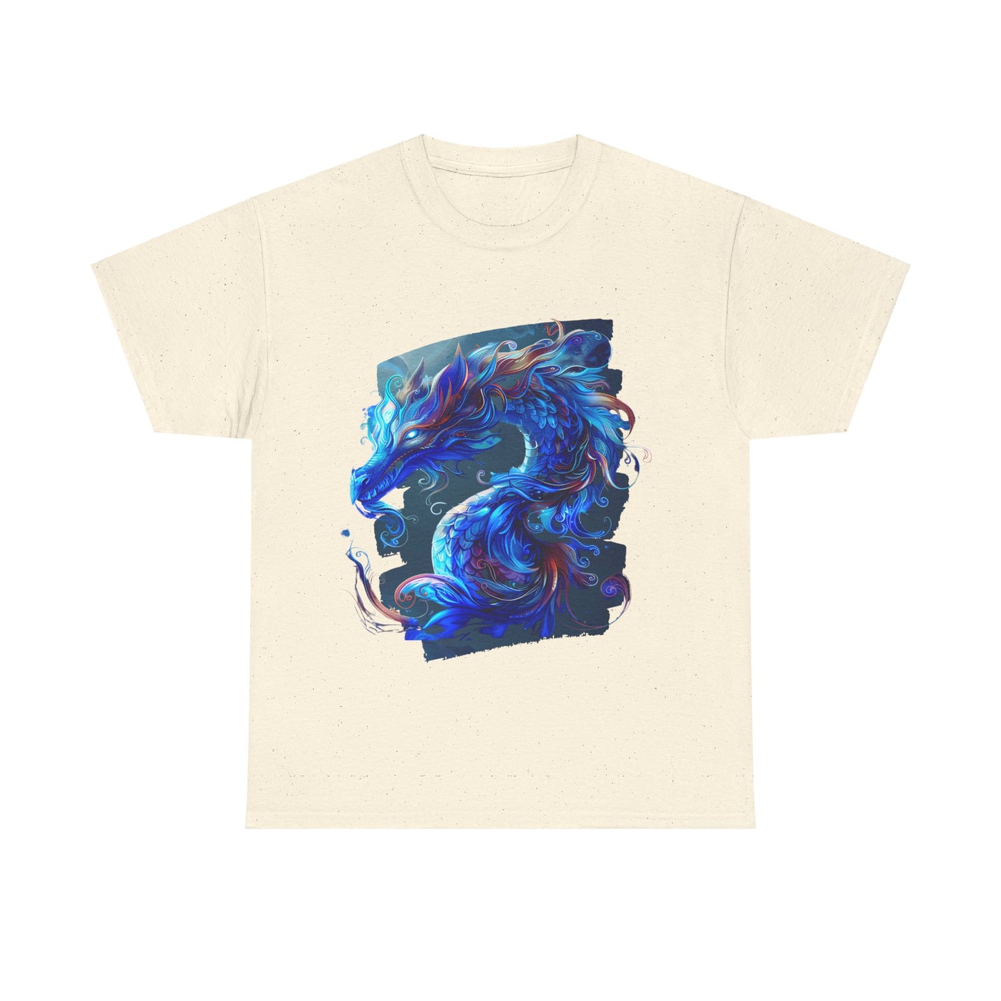 Blue Ancestor Dragons Graphic Tee - Dragons T-shirt -  Dragon Lovers Unisex Heavy Cotton Tee T-Shirt