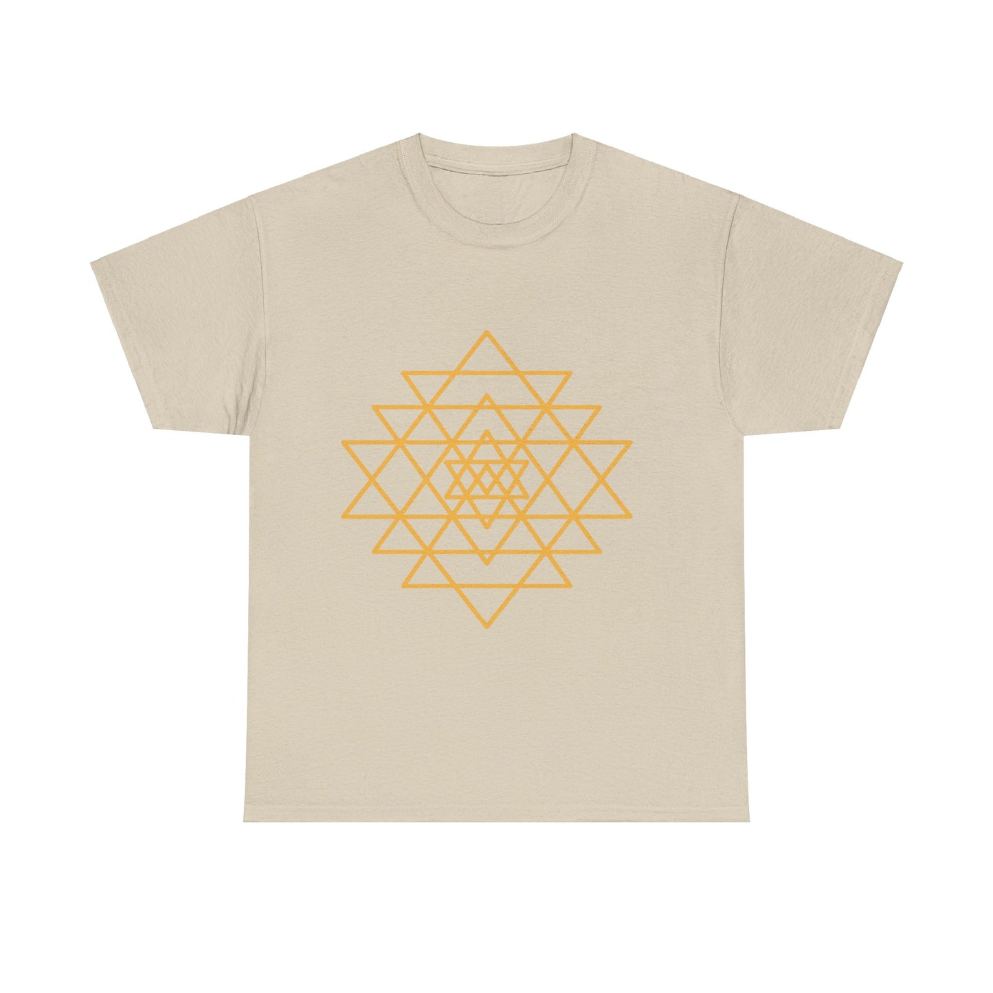 Sacred Geometry Sri Yantra, Shree Yantra, Shri Chakra  Nava Chakra Shirt - Graphic Tee - Yoga, Zen, Hindu Gifts Unisex Heavy Cotton Graphic Tee T-Shirt