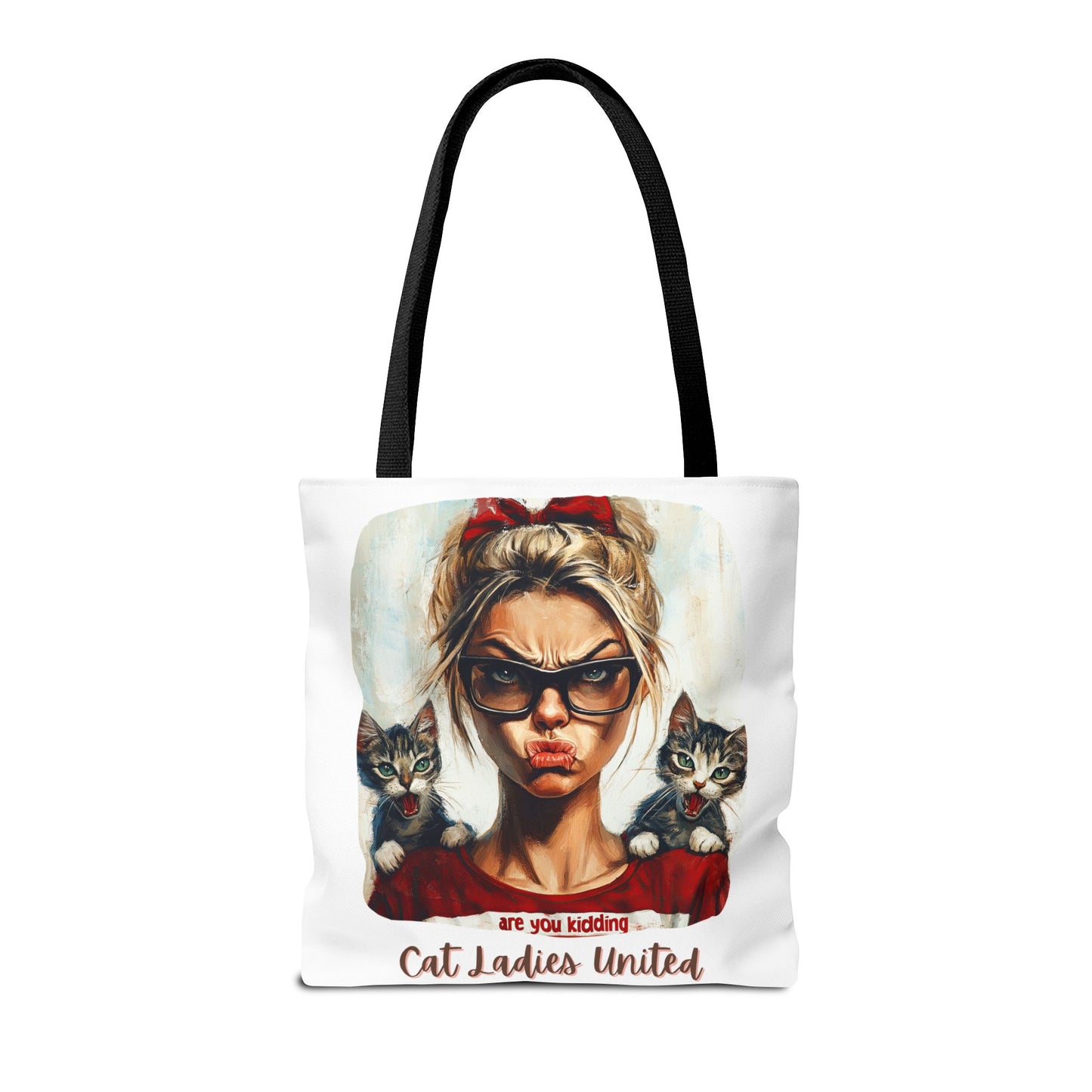 Childless Cat Lady Bag "Cat Ladies United" Childless Cat Lady Tote Bag (AOP)