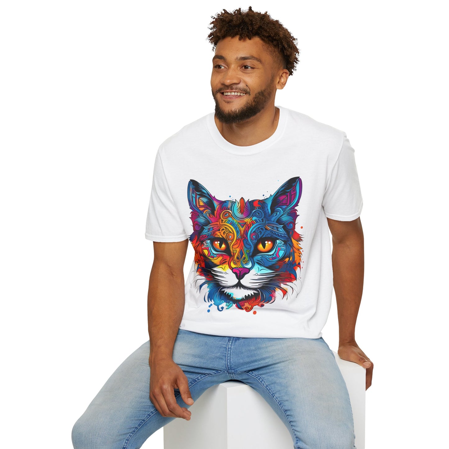 Exotic Cats Gift, Cat Lover's Shirt, Mens Woman's Unisex Shirt, Softstyle T-Shirt Tee Teeshirt Beautiful Jewel Kitty Cat Shirt