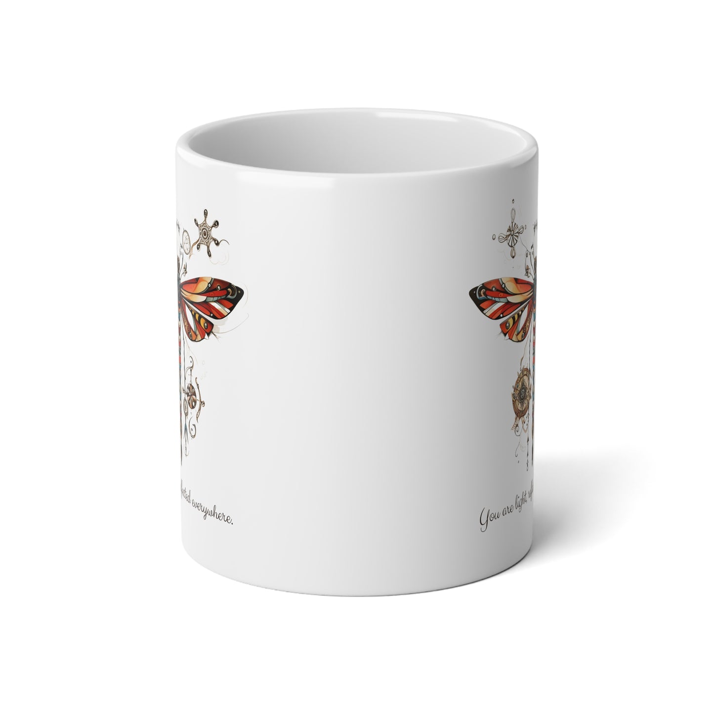 Dragonfly Lovers Gift, Dragon Fly Gift Mug,  Jumbo 20 oz Mug XL Size Mug