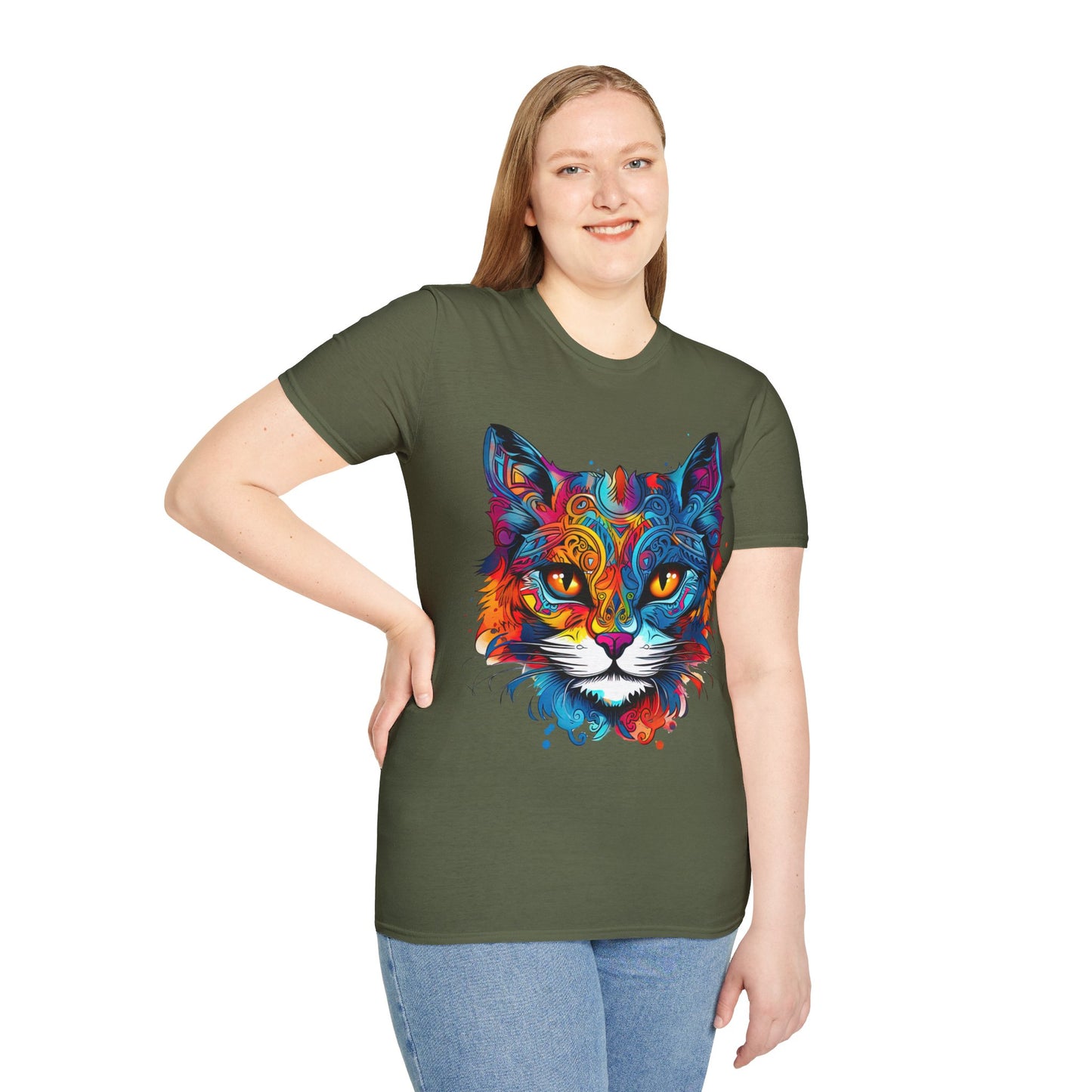 Exotic Cats Gift, Cat Lover's Shirt, Mens Woman's Unisex Shirt, Softstyle T-Shirt Tee Teeshirt Beautiful Jewel Kitty Cat Shirt