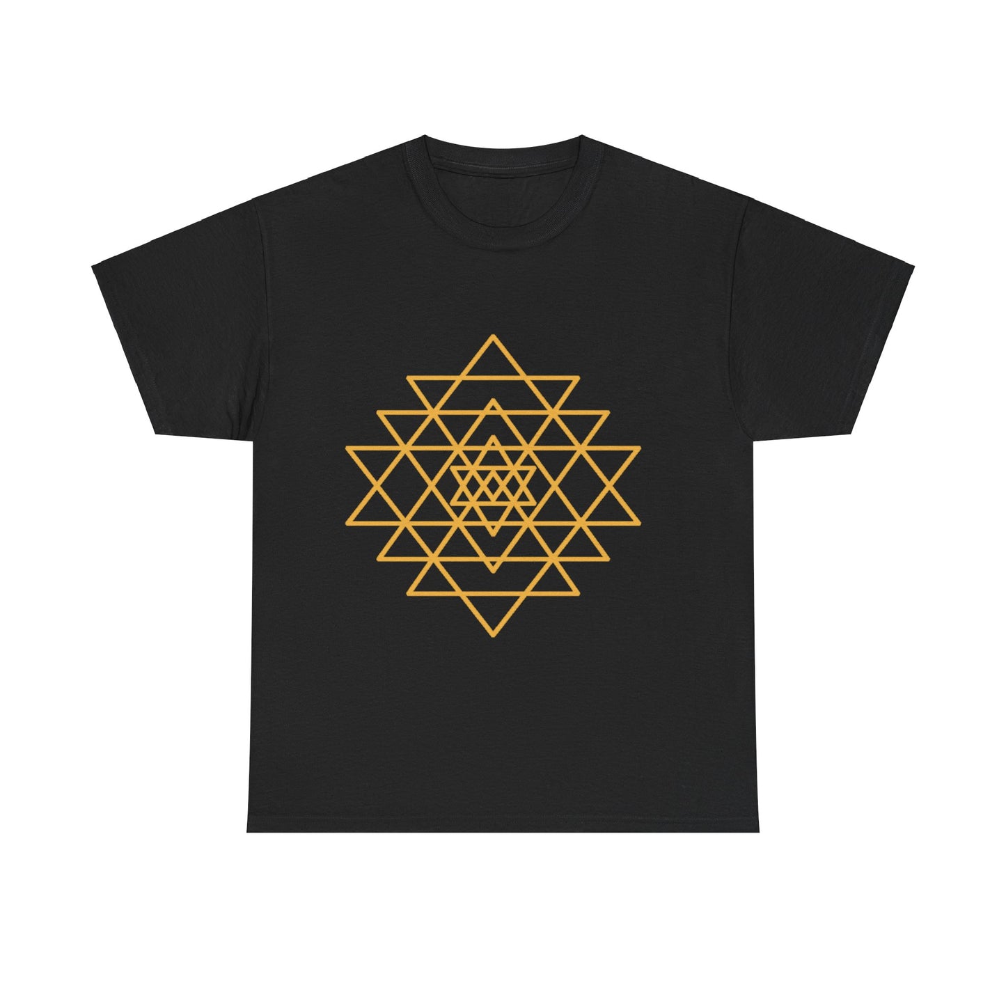 Sacred Geometry Sri Yantra, Shree Yantra, Shri Chakra  Nava Chakra Shirt - Graphic Tee - Yoga, Zen, Hindu Gifts Unisex Heavy Cotton Graphic Tee T-Shirt