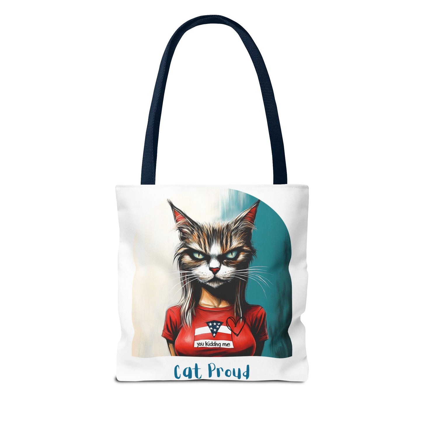 "Cat Proud" Childless Cat Lady Tote Bag (AOP)