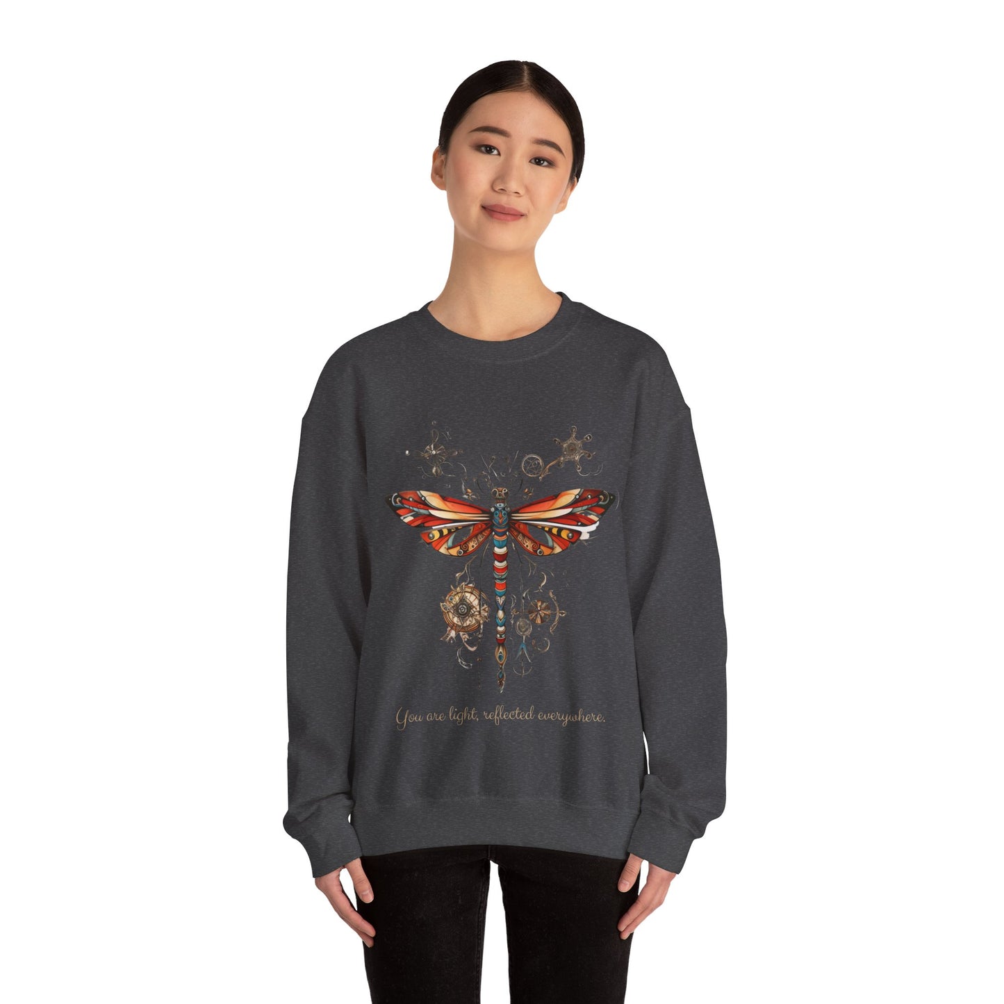 Dragonfly Shirt, Dragon Fly Lovers Gift - inspirational Unisex Long Sleeve Jersey Cotton Shirt Mens Women's Sweatshirt Sweat Shirt