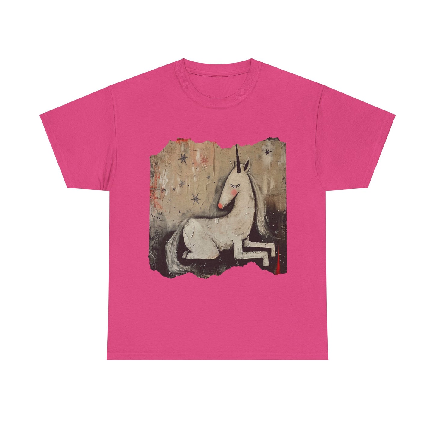 Sleepy Unicorn! Unicorn Lovers Graphic Tee Unisex Heavy Cotton Tee T-Shirt