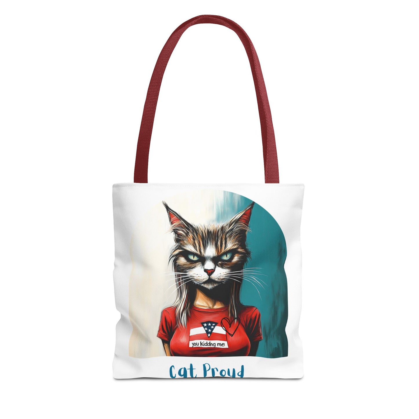 "Cat Proud" Childless Cat Lady Tote Bag (AOP)