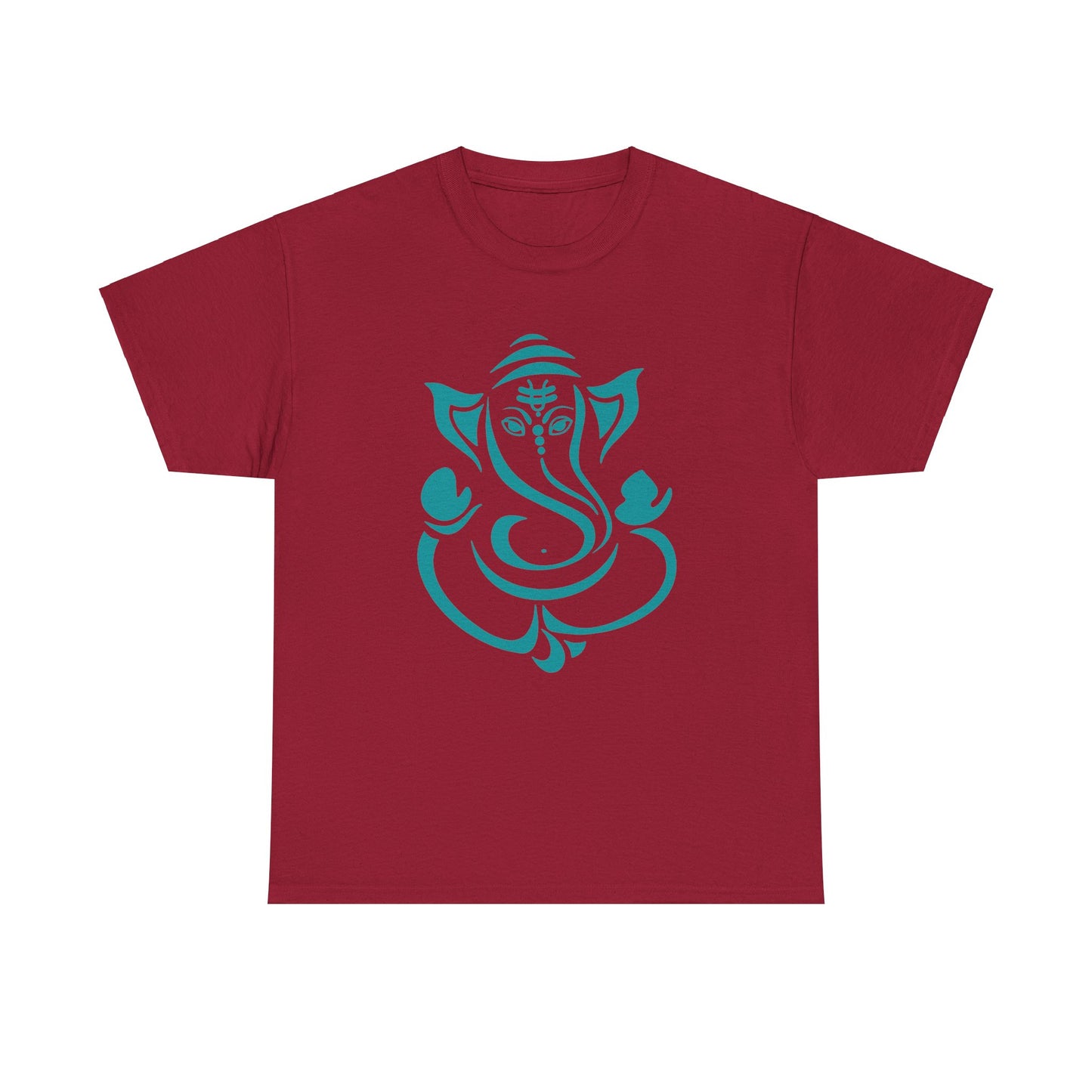 Copy of Ganesha, Remover of Obstacles. Cutout Ganesha Yoga, Zen, Hindu Gifts Unisex Heavy Cotton Tee T-Shirt