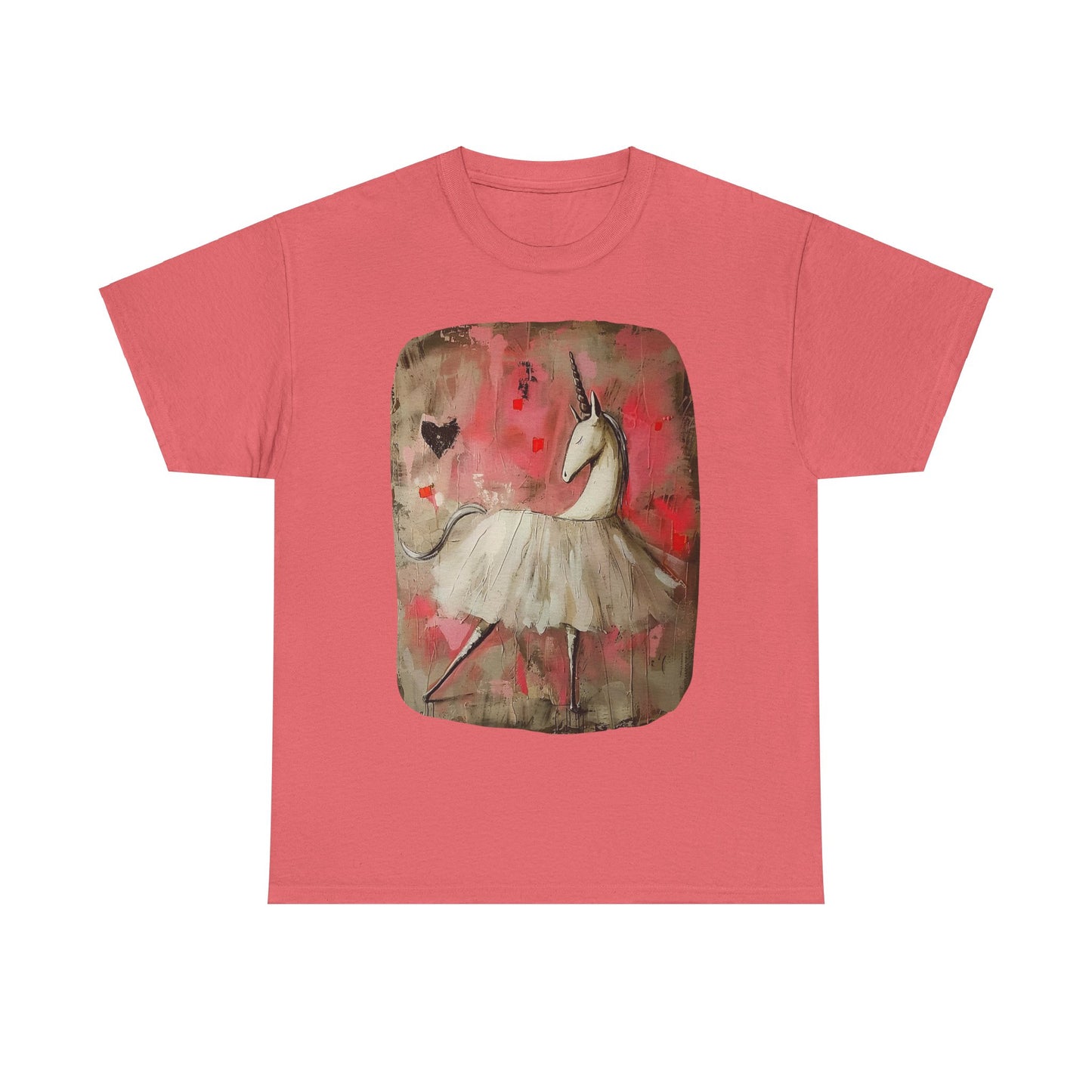 Ballerina Unicorns! Unicorn Lovers Graphic Tee Unisex Heavy Cotton Tee T-Shirt