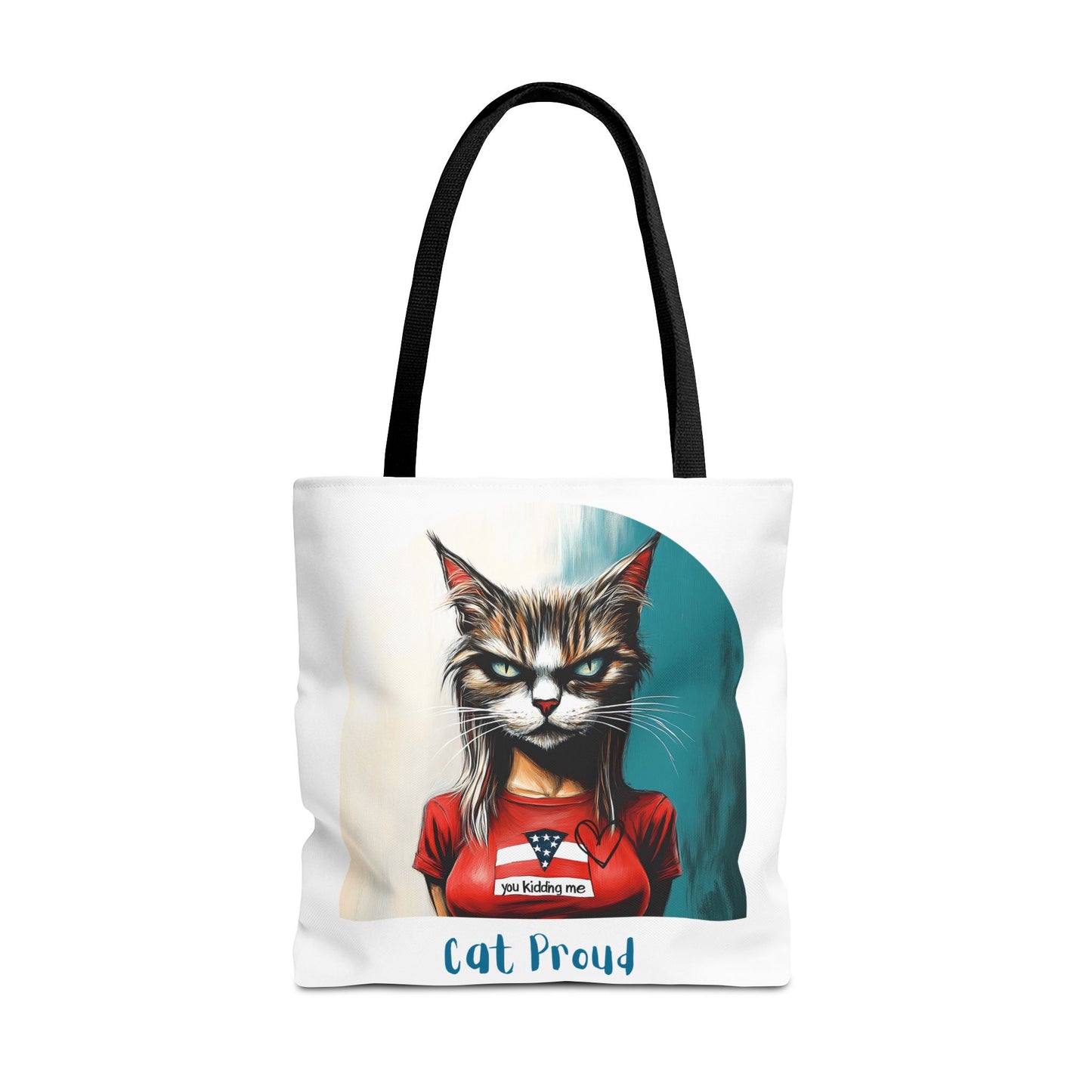 "Cat Proud" Childless Cat Lady Tote Bag (AOP)