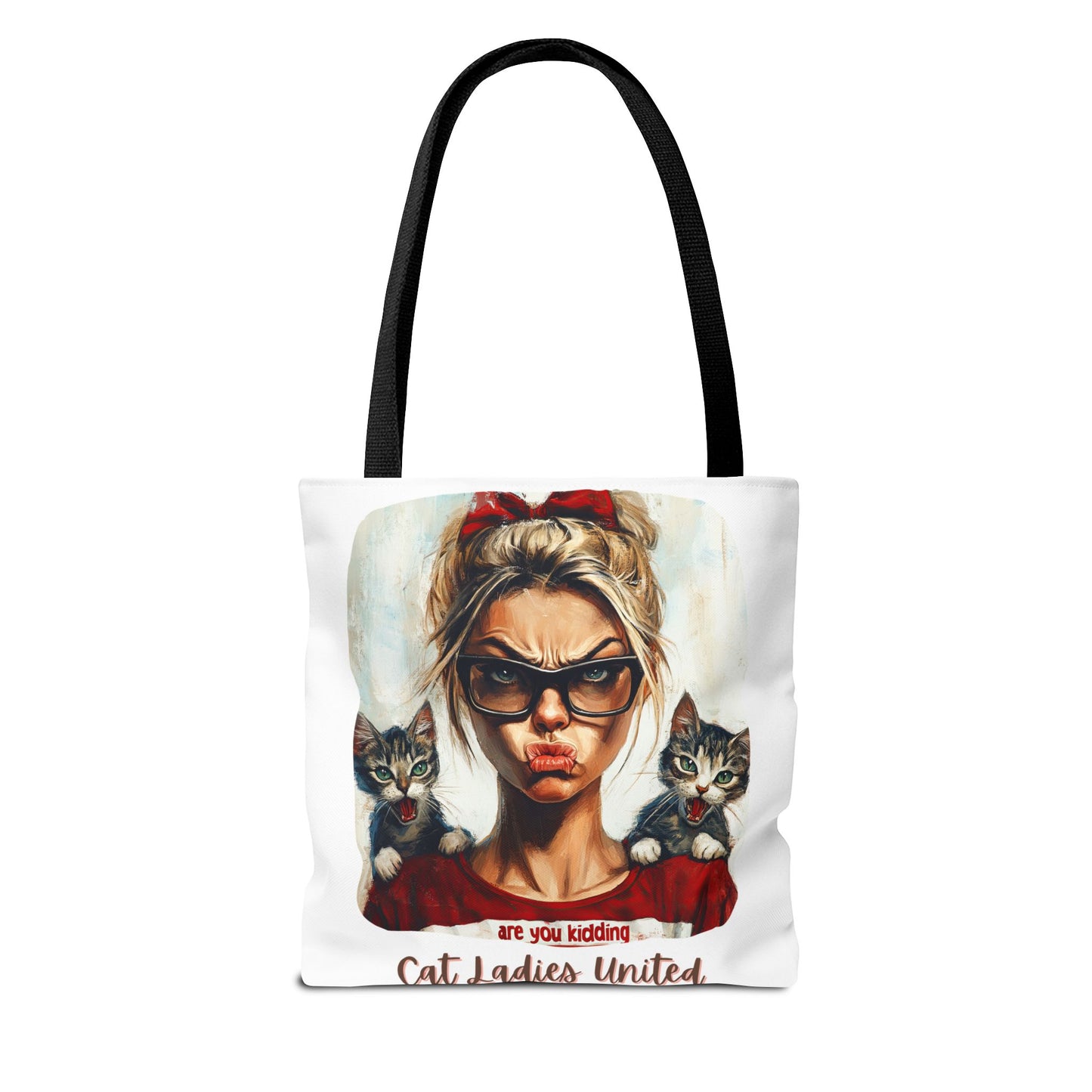 Childless Cat Lady Bag "Cat Ladies United" Childless Cat Lady Tote Bag (AOP)