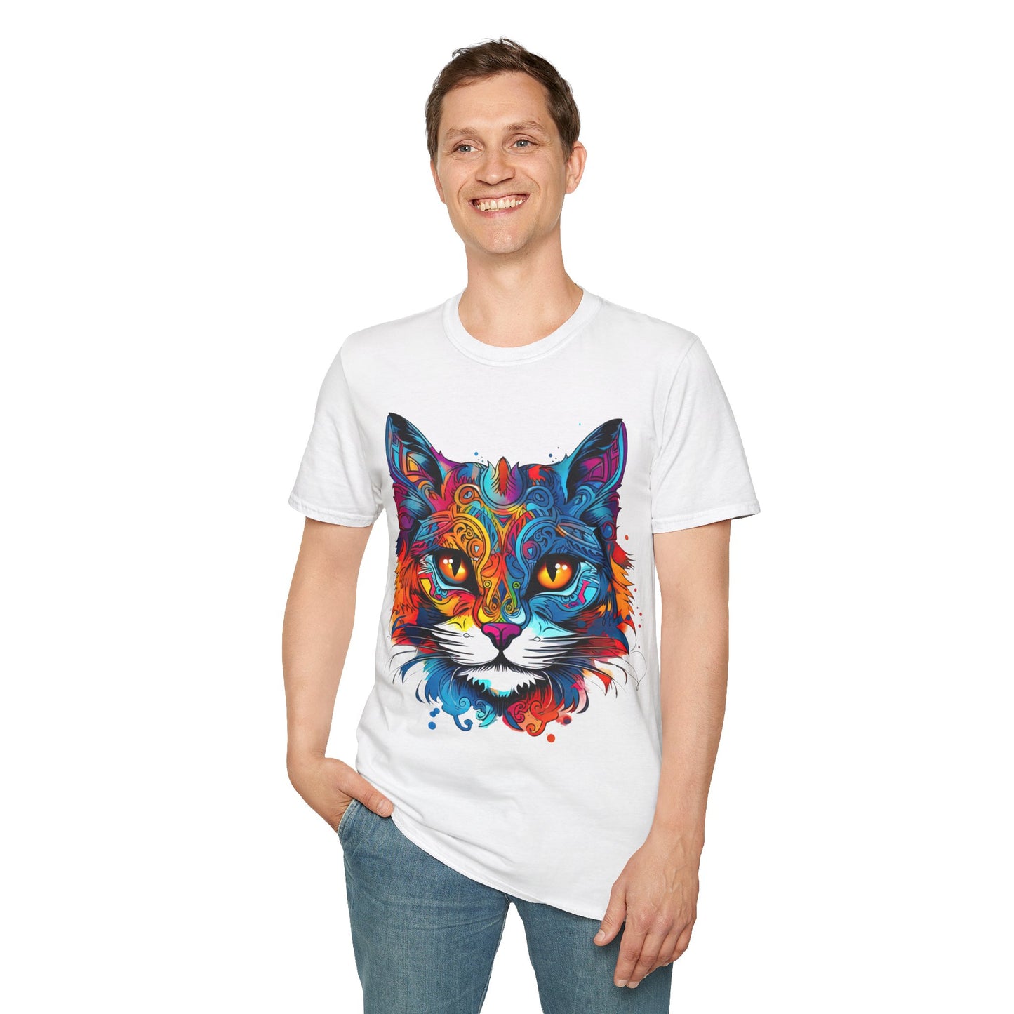 Exotic Cats Gift, Cat Lover's Shirt, Mens Woman's Unisex Shirt, Softstyle T-Shirt Tee Teeshirt Beautiful Jewel Kitty Cat Shirt