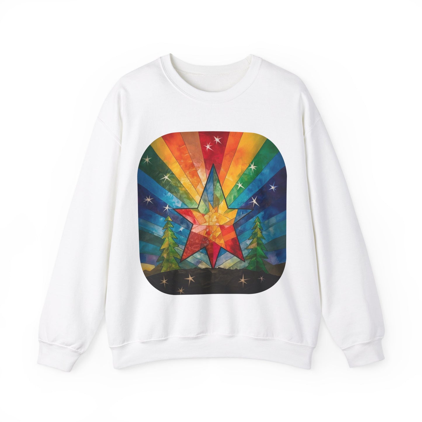 Pride LGBTQ+ Holiday Star, Winter Star, Sweatshirt Gift