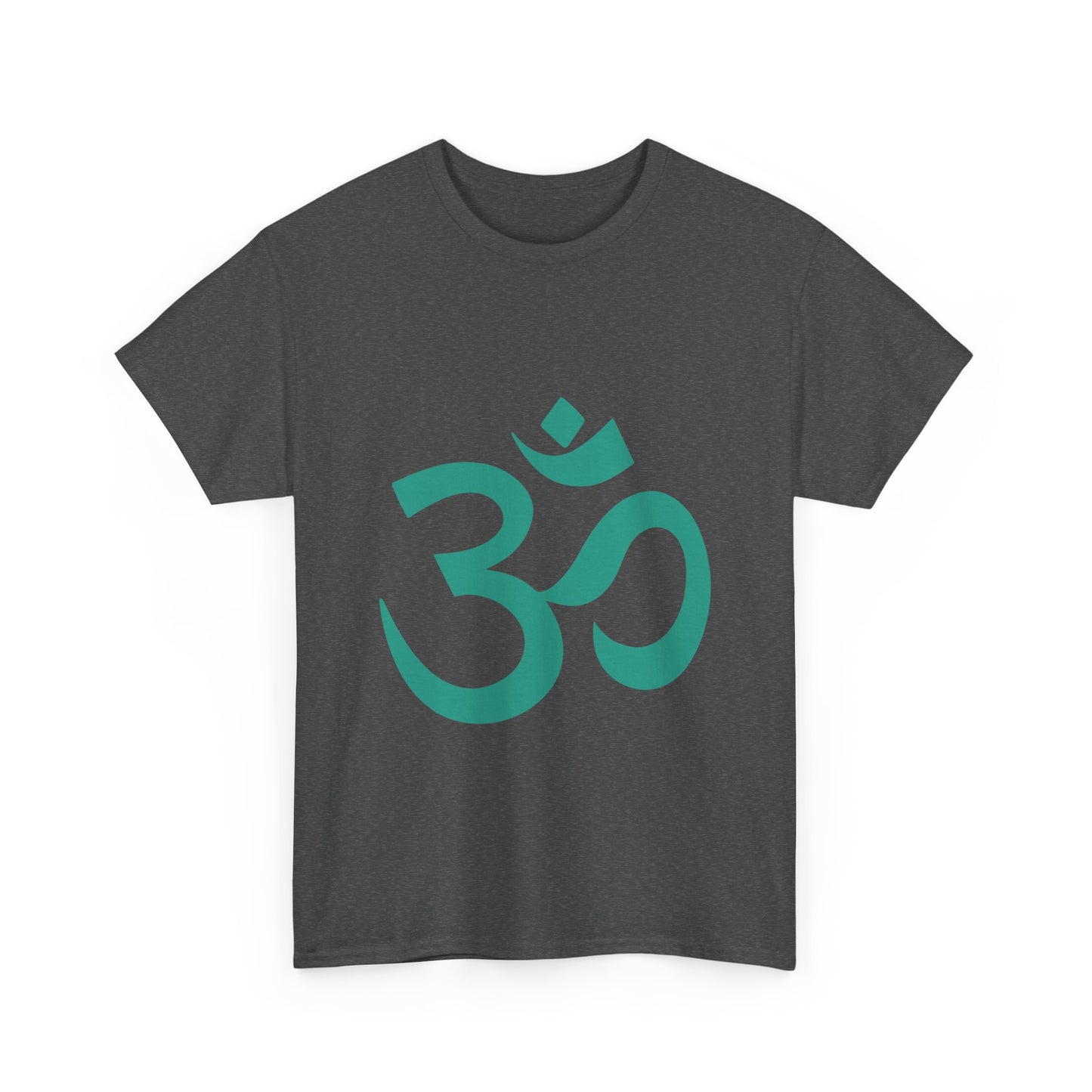 Teal, Turquoise Ohm, OM  Tee shirt, Graphic Tees, Yoga Wear, Zen, Spiritual, Meditation Gifts Unisex Heavy Cotton  Graphic Tee T-Shirt