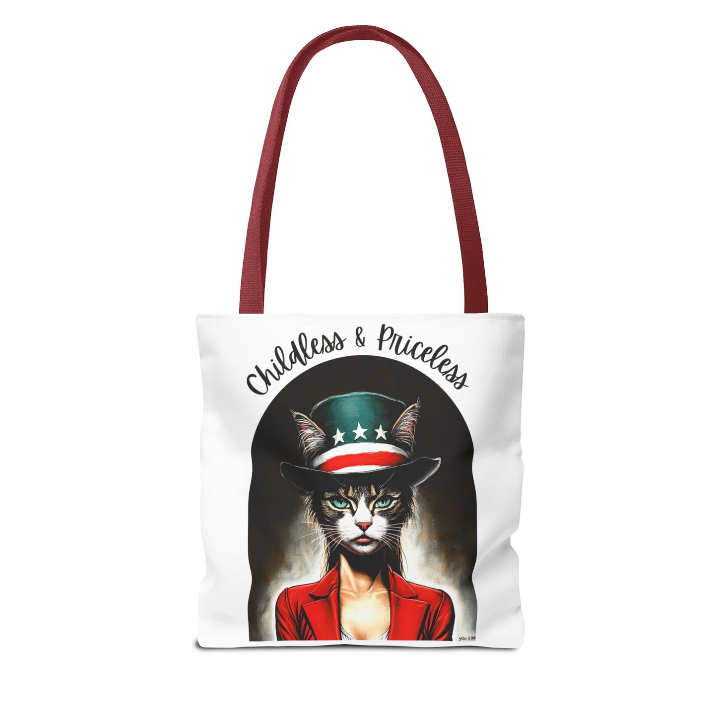 Childless and Priceless. Proud Cat, Childless Cat Lady Tote Bag (AOP)