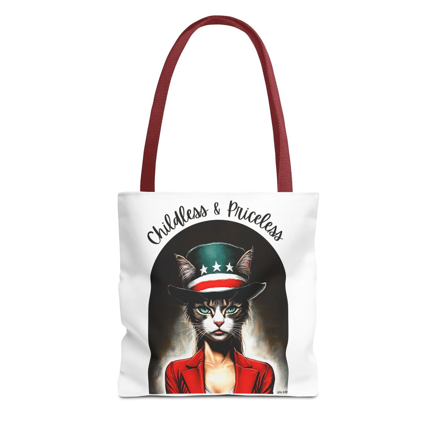 Childless and Priceless. Proud Cat, Childless Cat Lady Tote Bag (AOP)