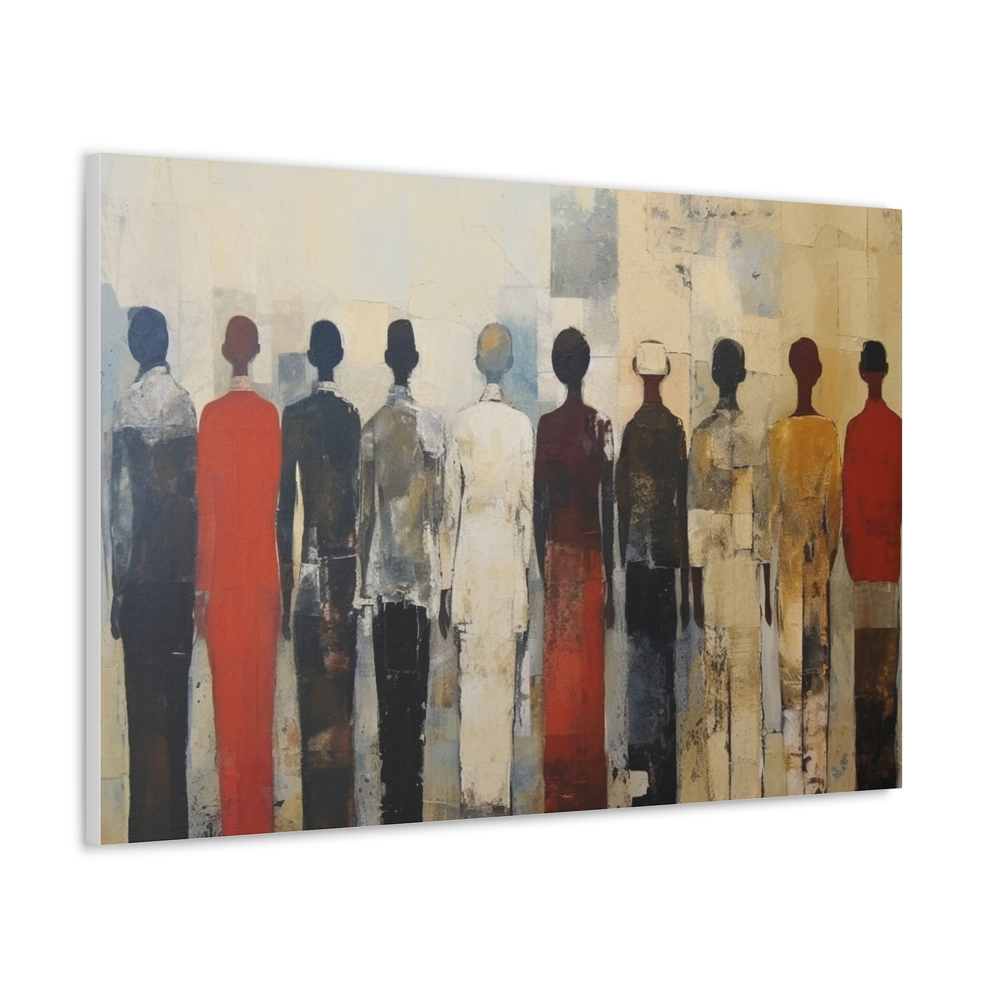 Ubuntu, Peace Between All People, People Canvas Gallery Wraps Colorful, Muted Wall Art, Wall Prints