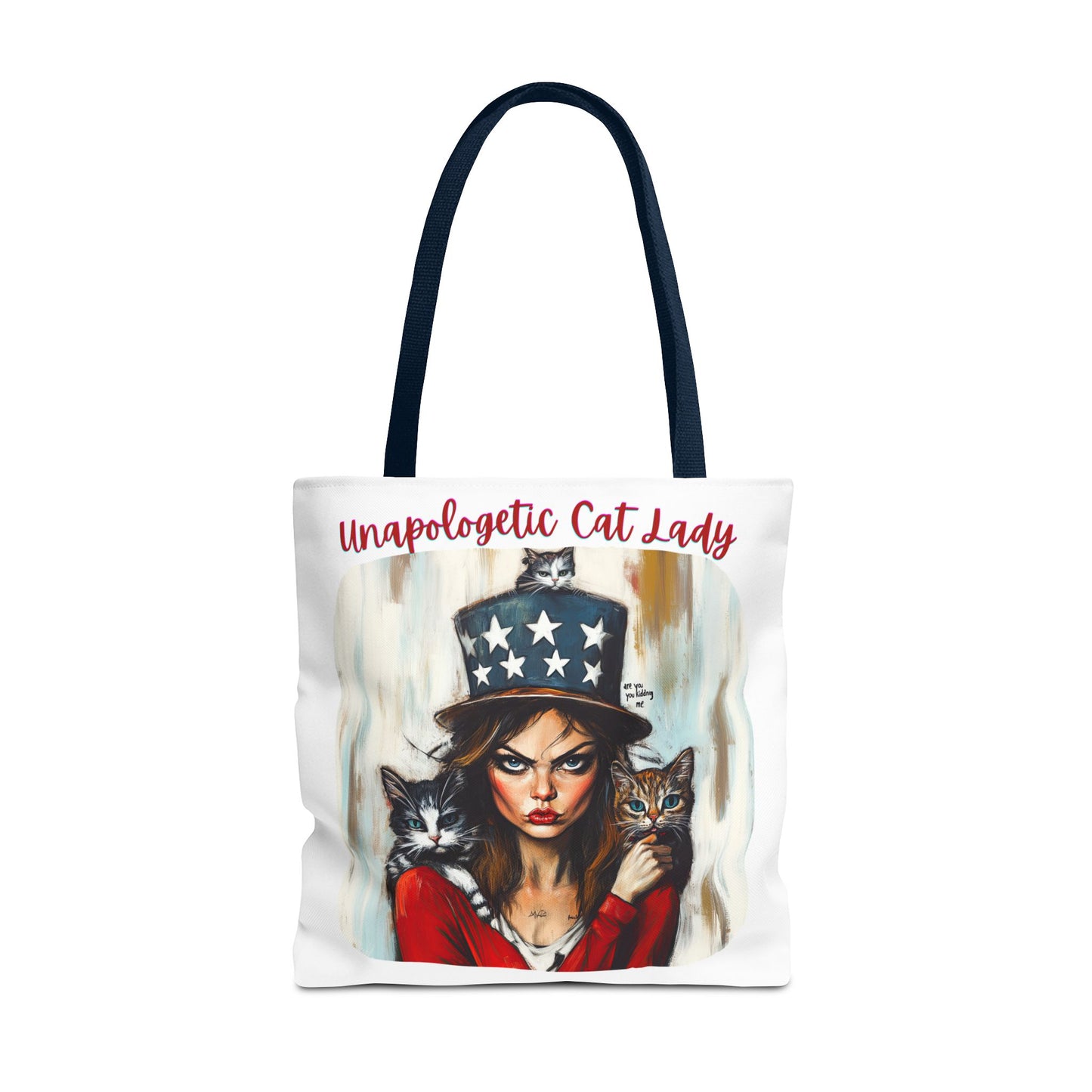 "Unapologetic Cat Lady" Childless Cat Lady Bag  Childless Cat Lady Tote Bag (AOP)