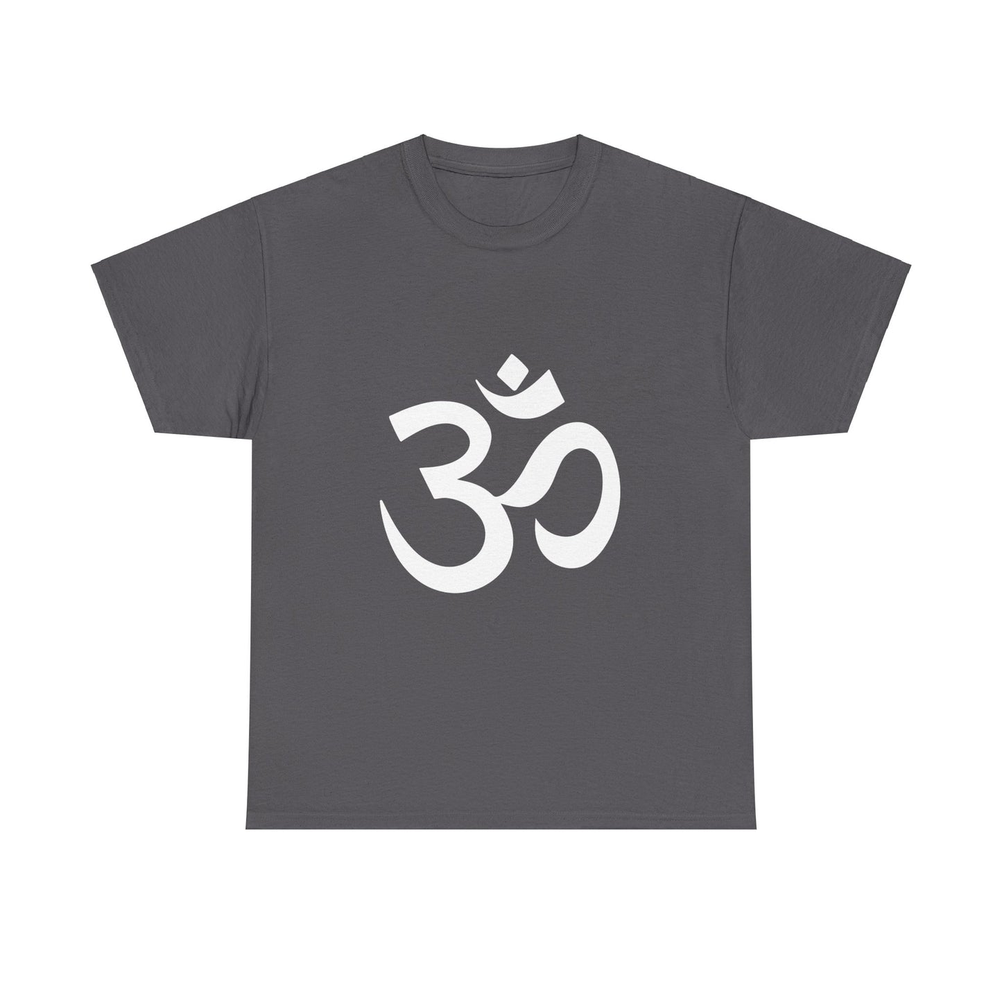 White Graphic, Ohm, OM  Tee shirt, Graphic Tees, Yoga Wear, Zen, Spiritual, Meditation Gifts Unisex Heavy Cotton  Graphic Tee T-Shirt