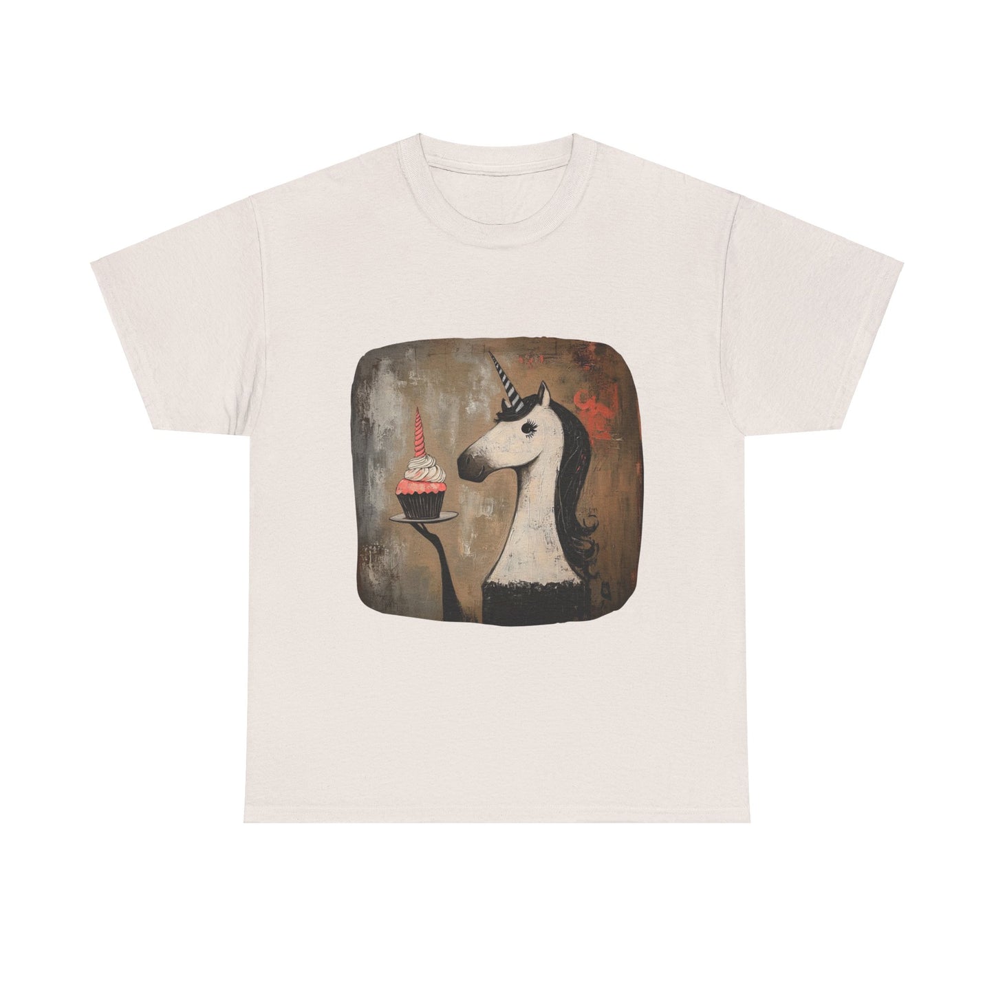 Cupcake Unicorns! Unicorn Lovers Graphic Tee Unisex Heavy Cotton Tee T-Shirt