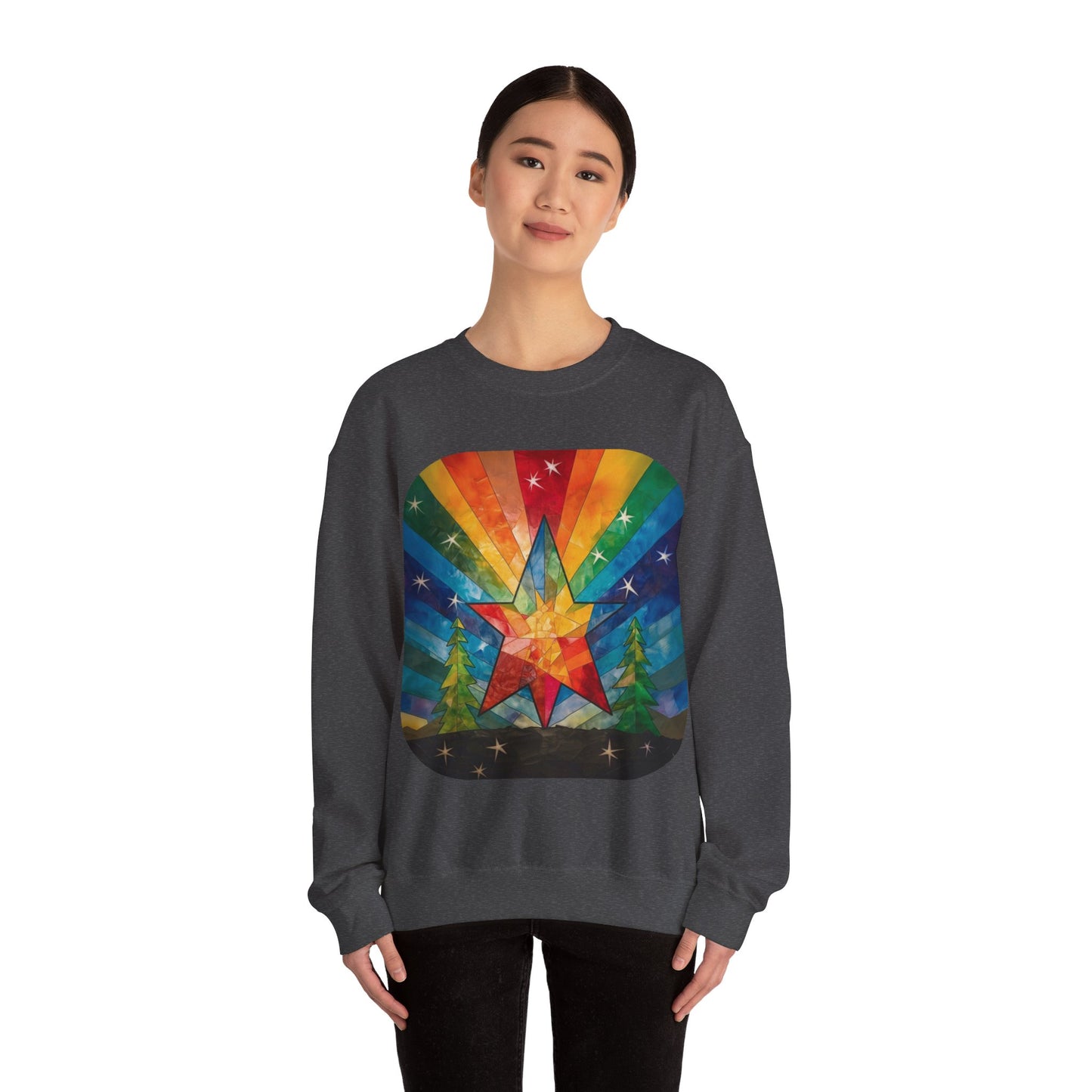 Pride LGBTQ+ Holiday Star, Winter Star, Sweatshirt Gift