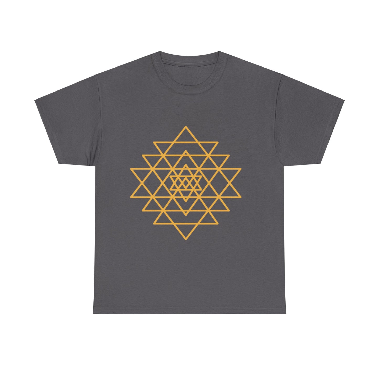 Sacred Geometry Sri Yantra, Shree Yantra, Shri Chakra  Nava Chakra Shirt - Graphic Tee - Yoga, Zen, Hindu Gifts Unisex Heavy Cotton Graphic Tee T-Shirt