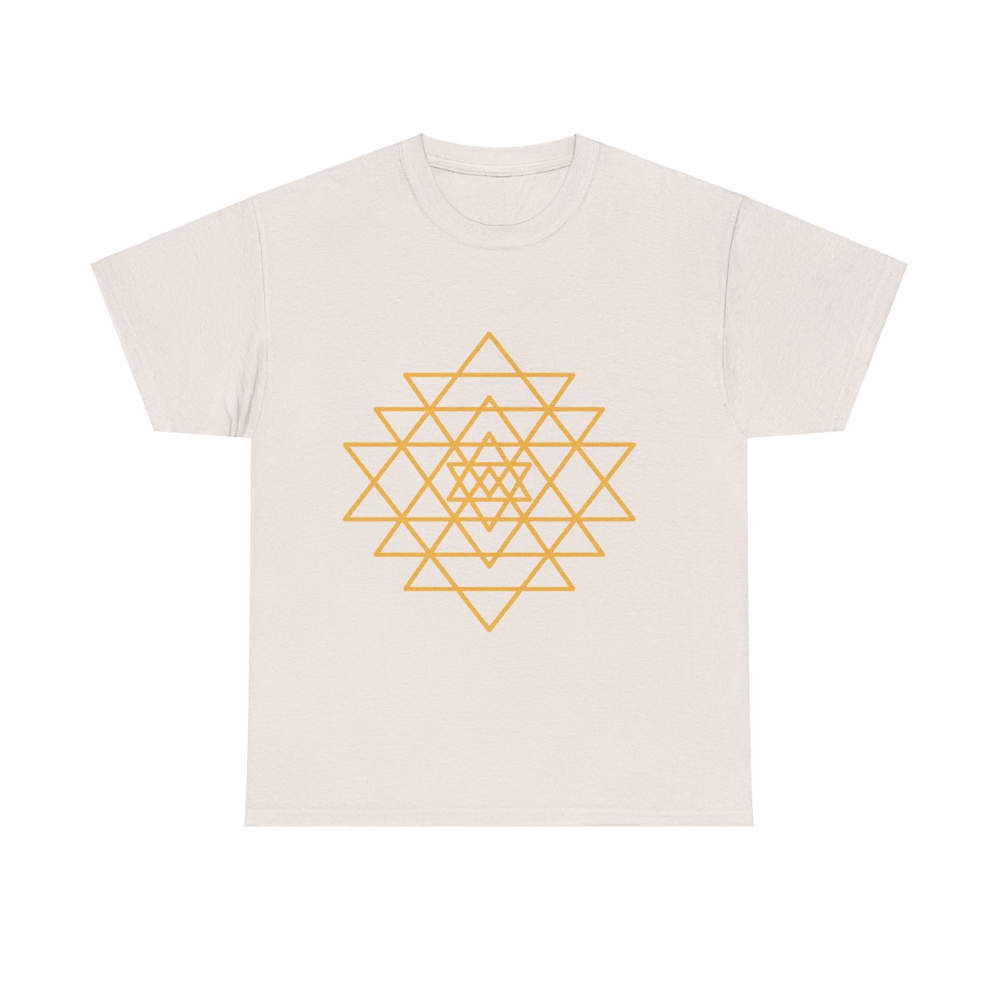 Sacred Geometry Sri Yantra, Shree Yantra, Shri Chakra  Nava Chakra Shirt - Graphic Tee - Yoga, Zen, Hindu Gifts Unisex Heavy Cotton Graphic Tee T-Shirt