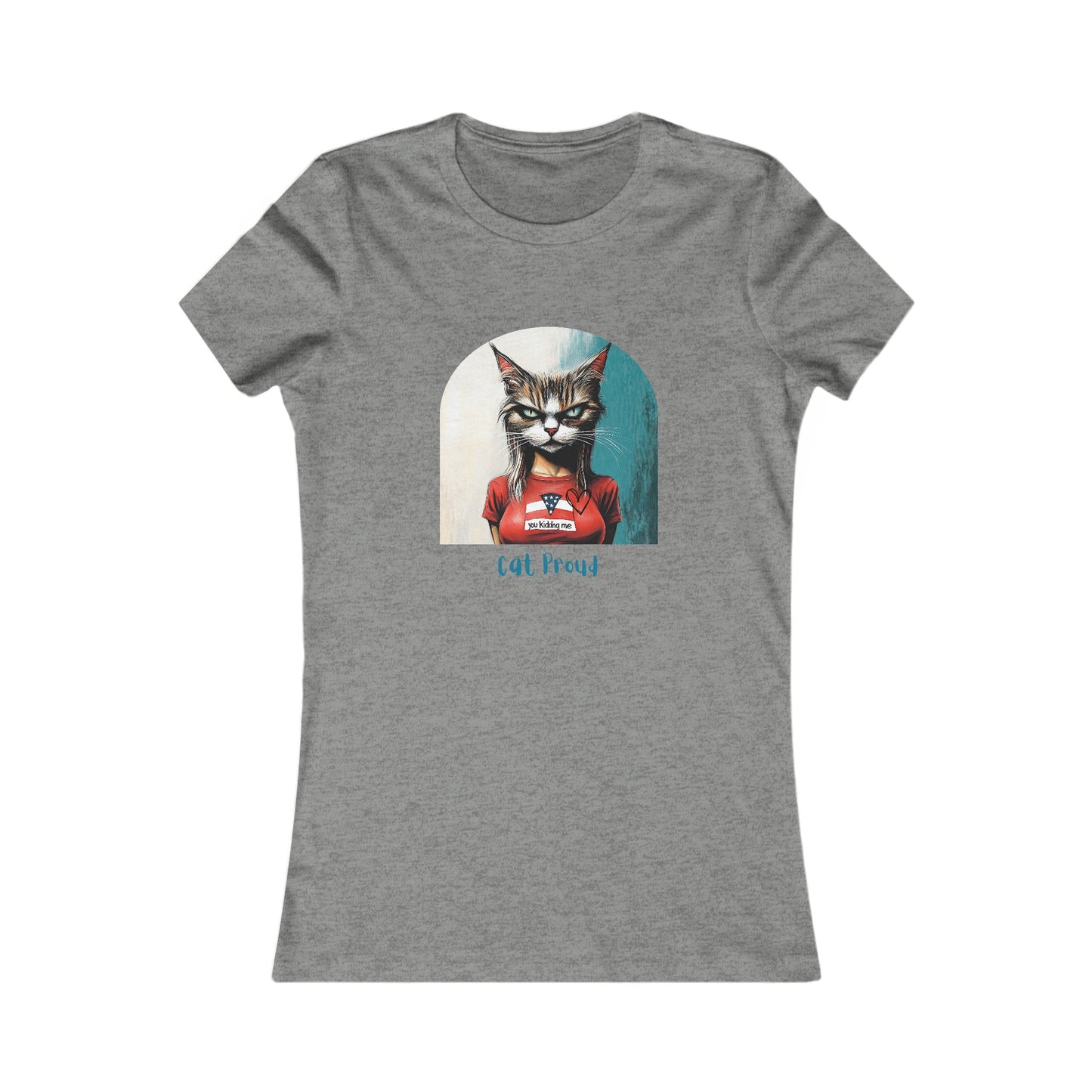 Childless Cat Lady Shirt - "Cat Proud" - T-shirt, Ladies Cut T's