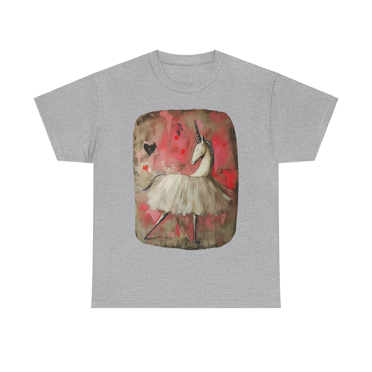 Ballerina Unicorns! Unicorn Lovers Graphic Tee Unisex Heavy Cotton Tee T-Shirt