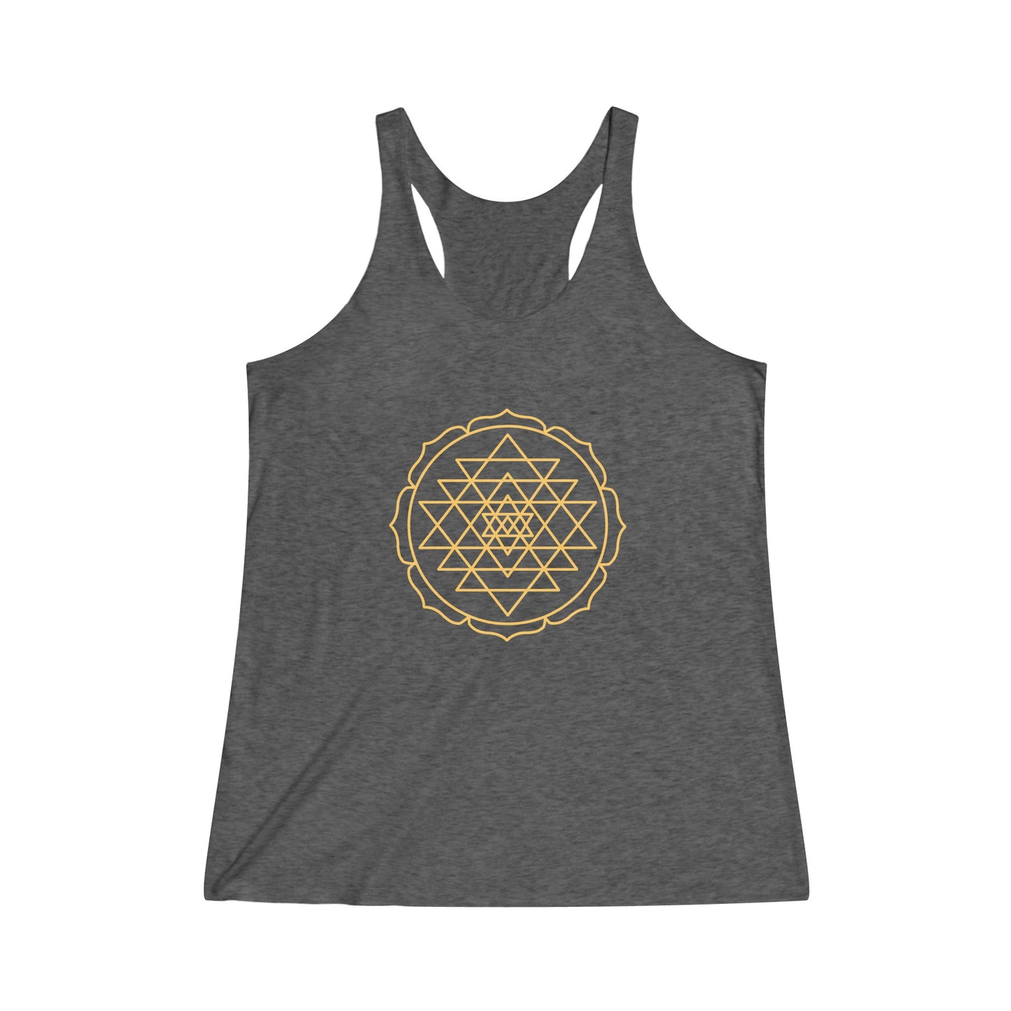 Sri Yantra, Shree Yantra, Shri Chakra, Nava Chakra, Yoga Tank Tee, Women's Yoga  Athletic Racerback Tank Top Shirt