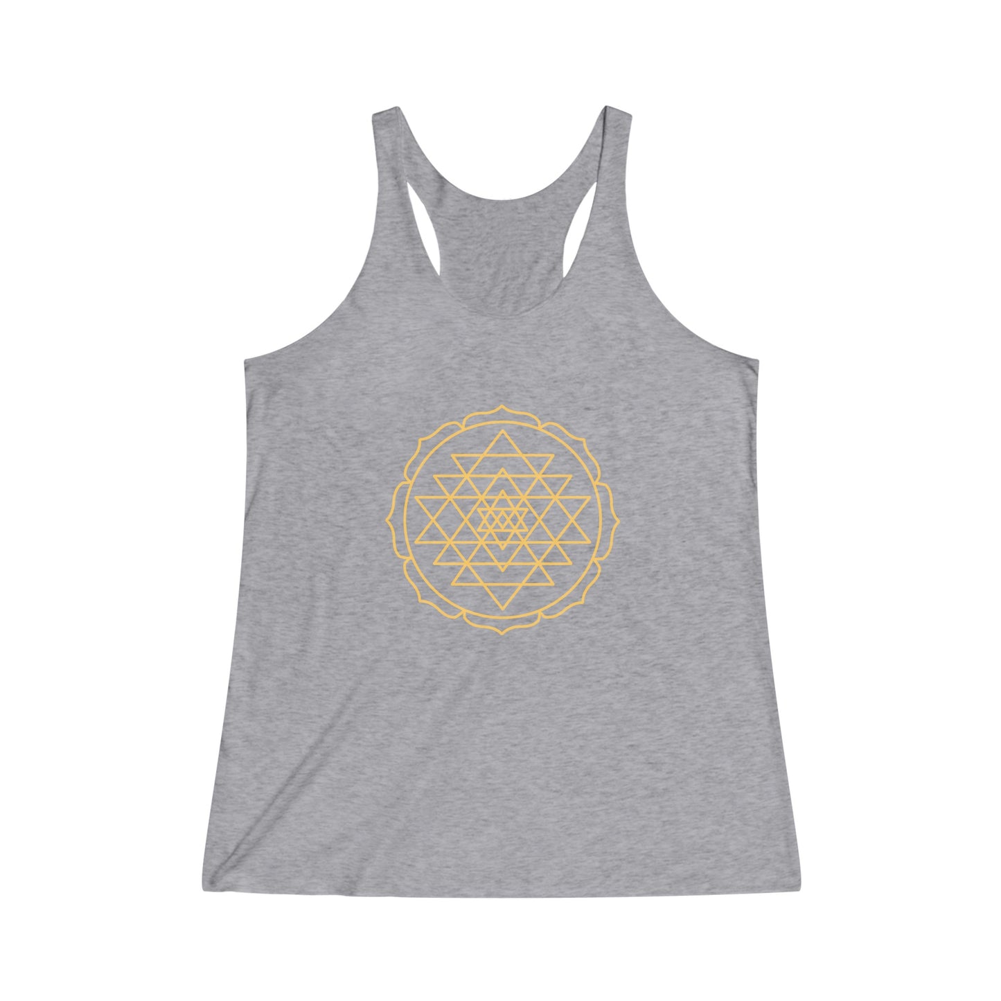 Sri Yantra, Shree Yantra, Shri Chakra, Nava Chakra, Yoga Tank Tee, Women's Yoga  Athletic Racerback Tank Top Shirt