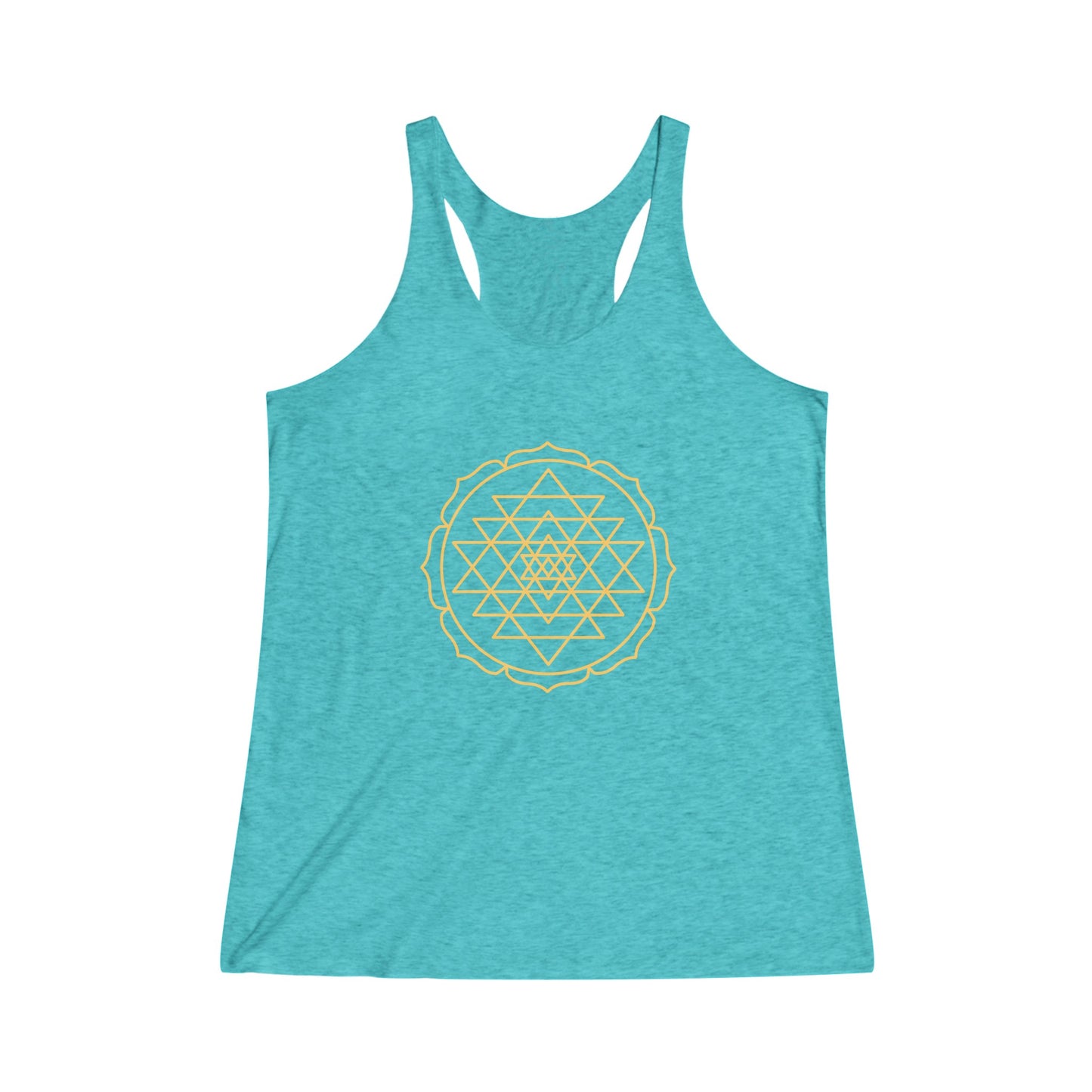 Sri Yantra, Shree Yantra, Shri Chakra, Nava Chakra, Yoga Tank Tee, Women's Yoga  Athletic Racerback Tank Top Shirt