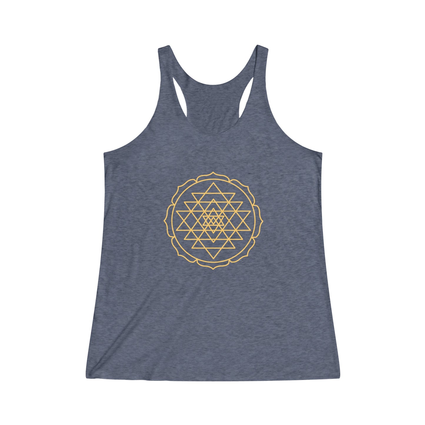 Sri Yantra, Shree Yantra, Shri Chakra, Nava Chakra, Yoga Tank Tee, Women's Yoga  Athletic Racerback Tank Top Shirt