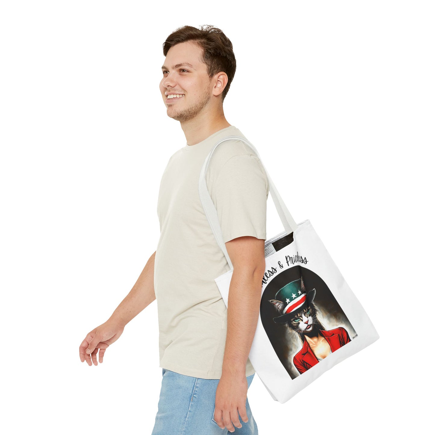 Childless and Priceless. Proud Cat, Childless Cat Lady Tote Bag (AOP)