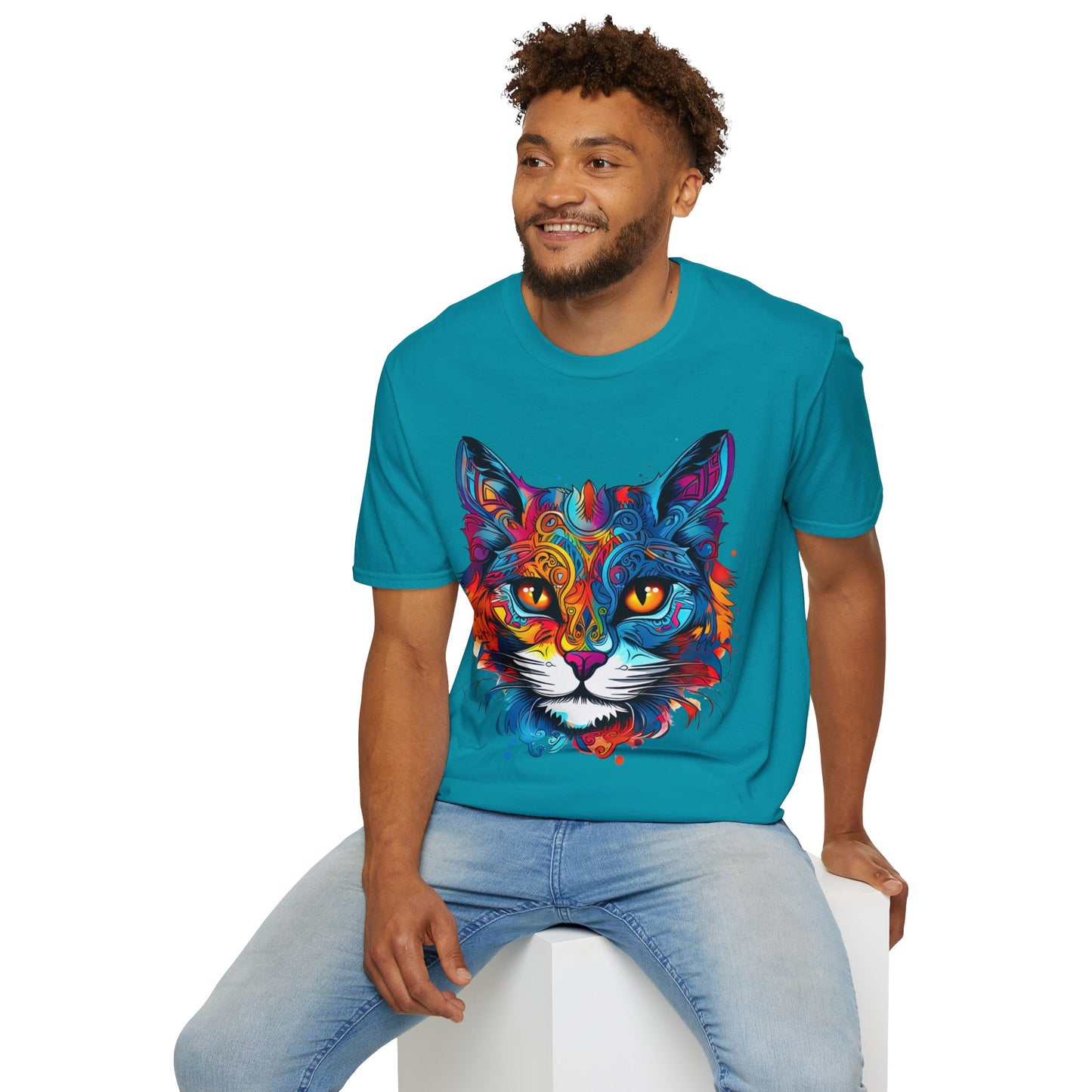 Exotic Cats Gift, Cat Lover's Shirt, Mens Woman's Unisex Shirt, Softstyle T-Shirt Tee Teeshirt Beautiful Jewel Kitty Cat Shirt