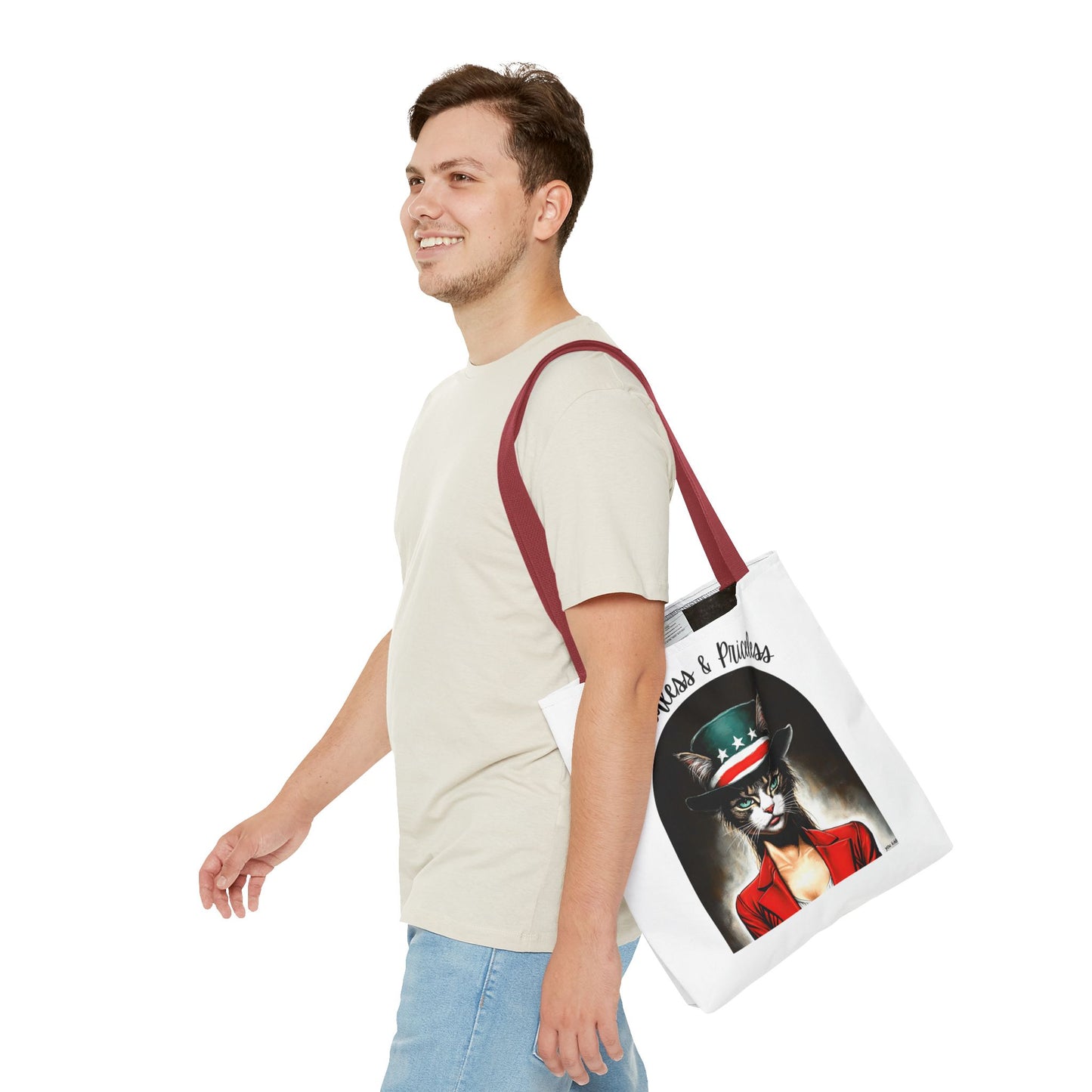 Childless and Priceless. Proud Cat, Childless Cat Lady Tote Bag (AOP)