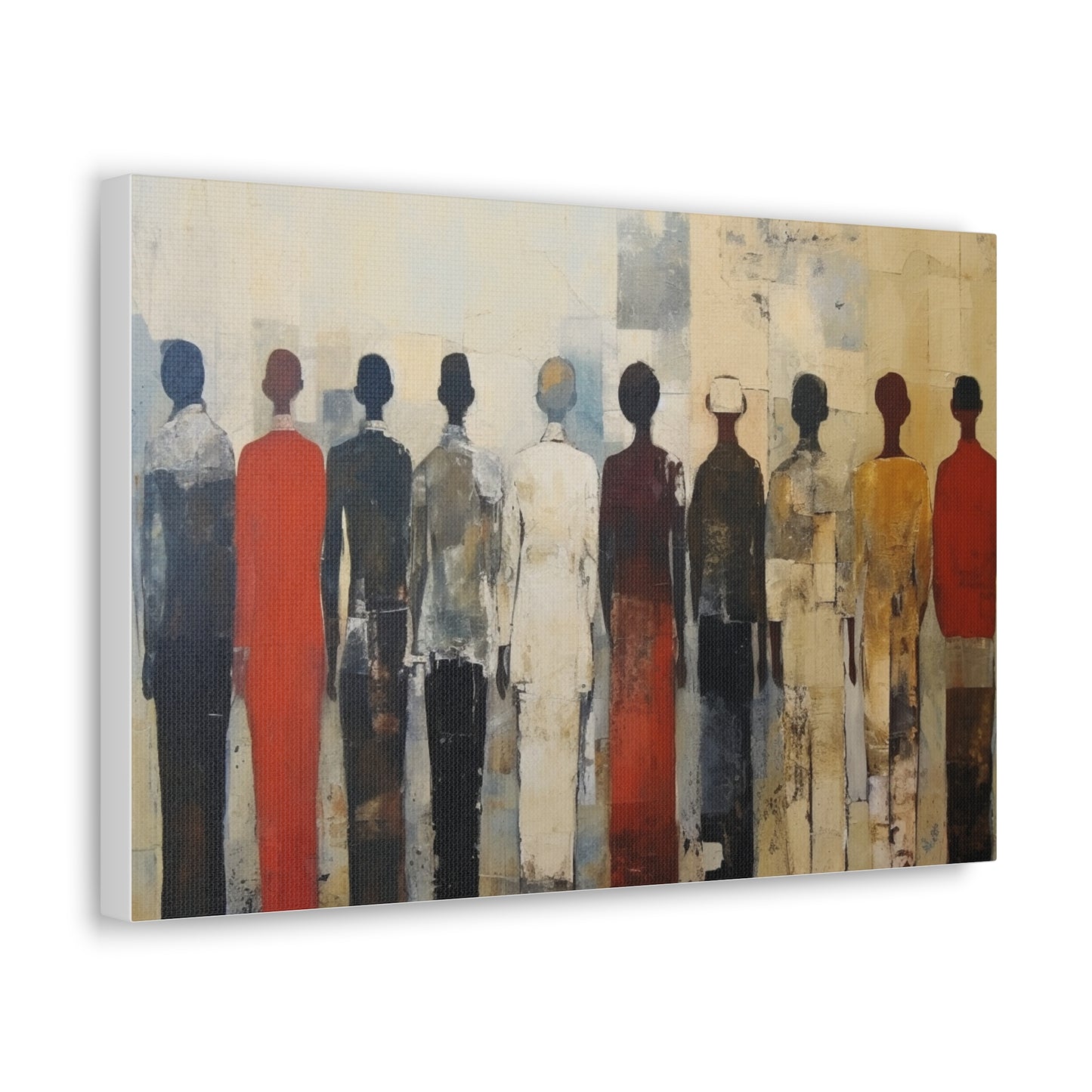 Ubuntu, Peace Between All People, People Canvas Gallery Wraps Colorful, Muted Wall Art, Wall Prints