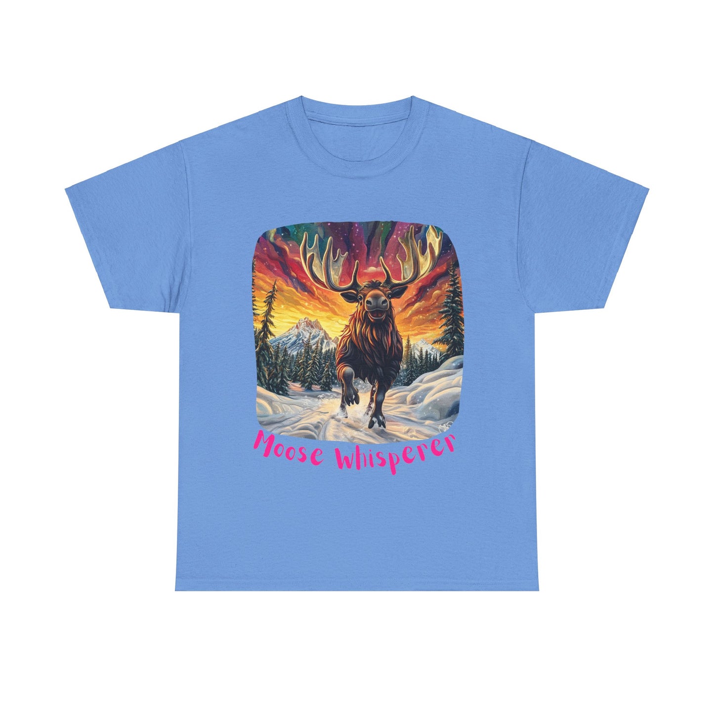 Moose Whisperer  - Moose Lover Unisex Heavy Cotton Tee T-Shirt